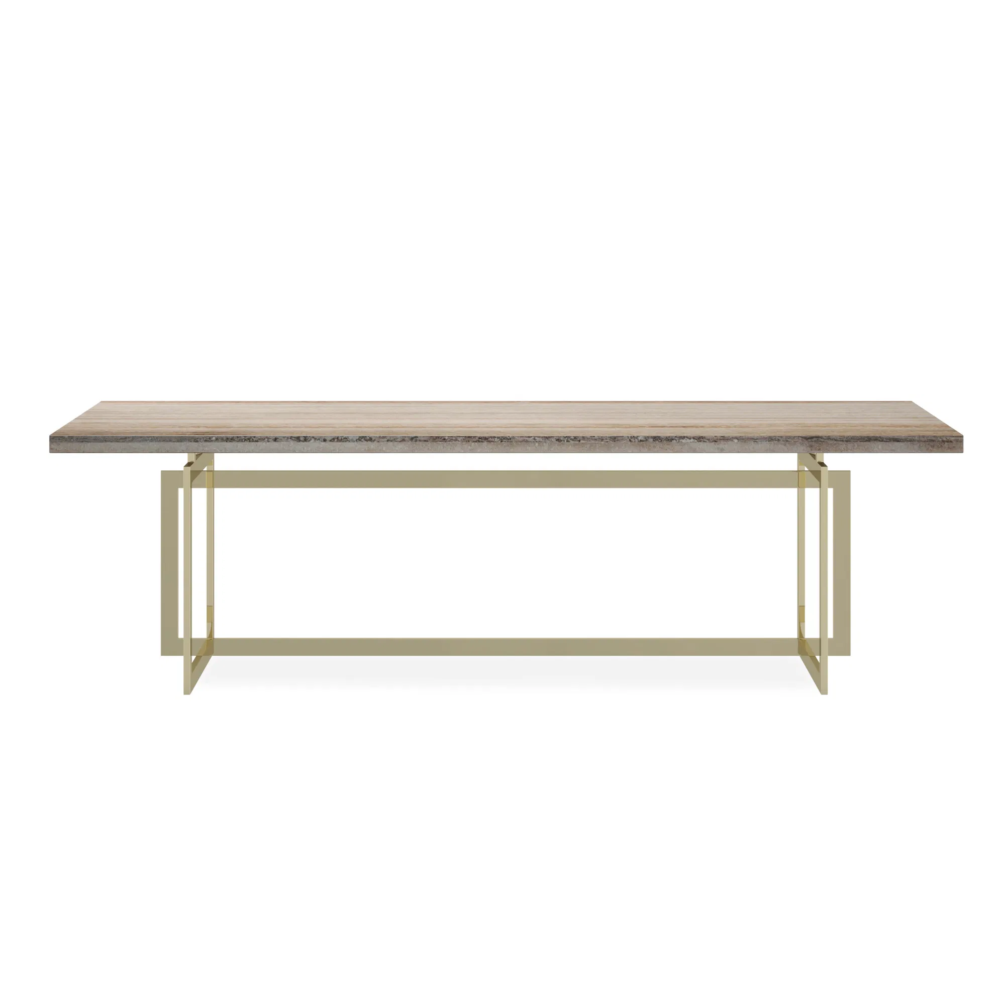 Wish You Were Here Gray Sandstone Dining Table
