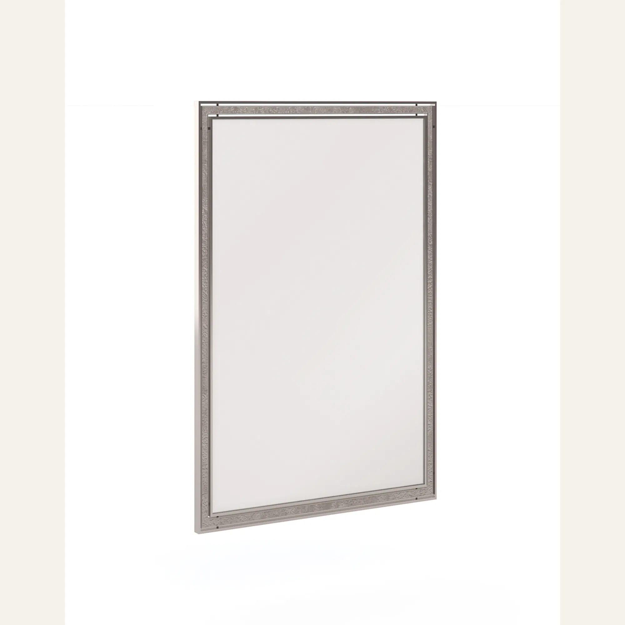 Serenity Hand-Hammered Nickel Mirror