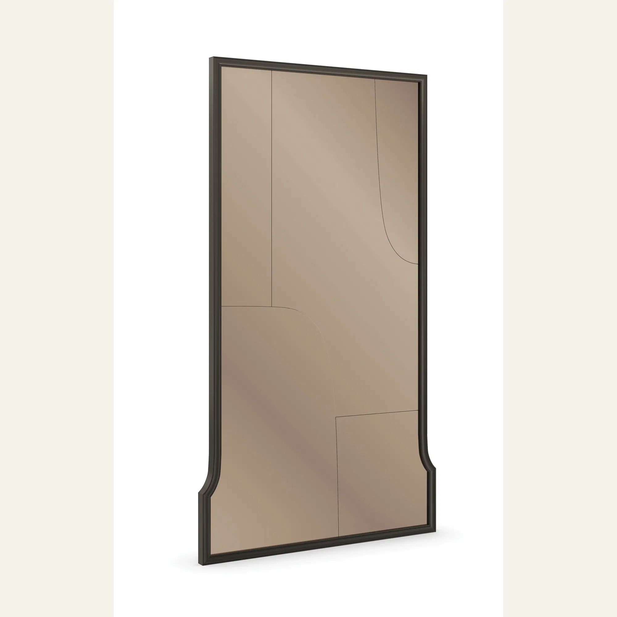 Pieces Of Me Sculptural Bronze Mirror