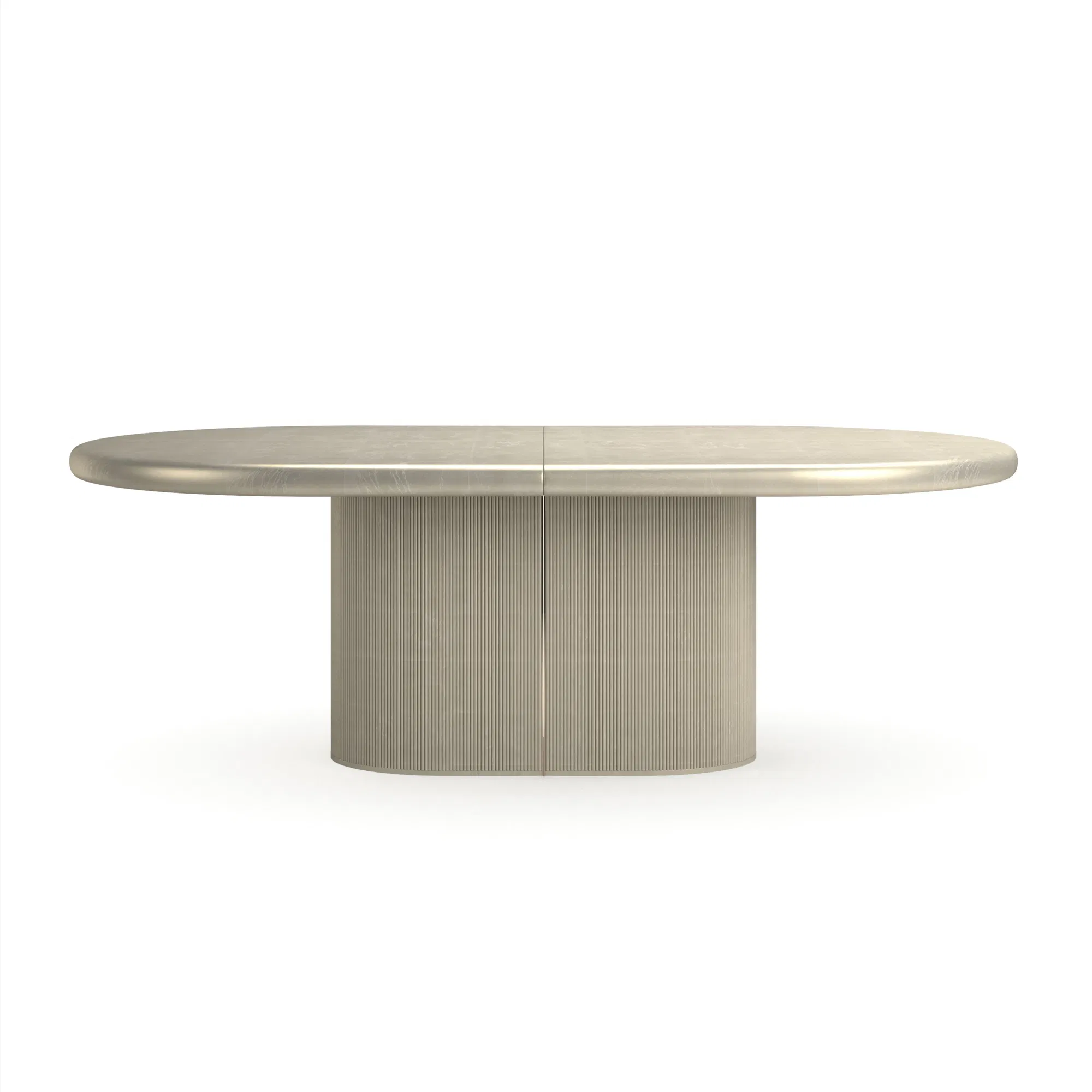 Love Oracle Gilded Oval Dining Table
