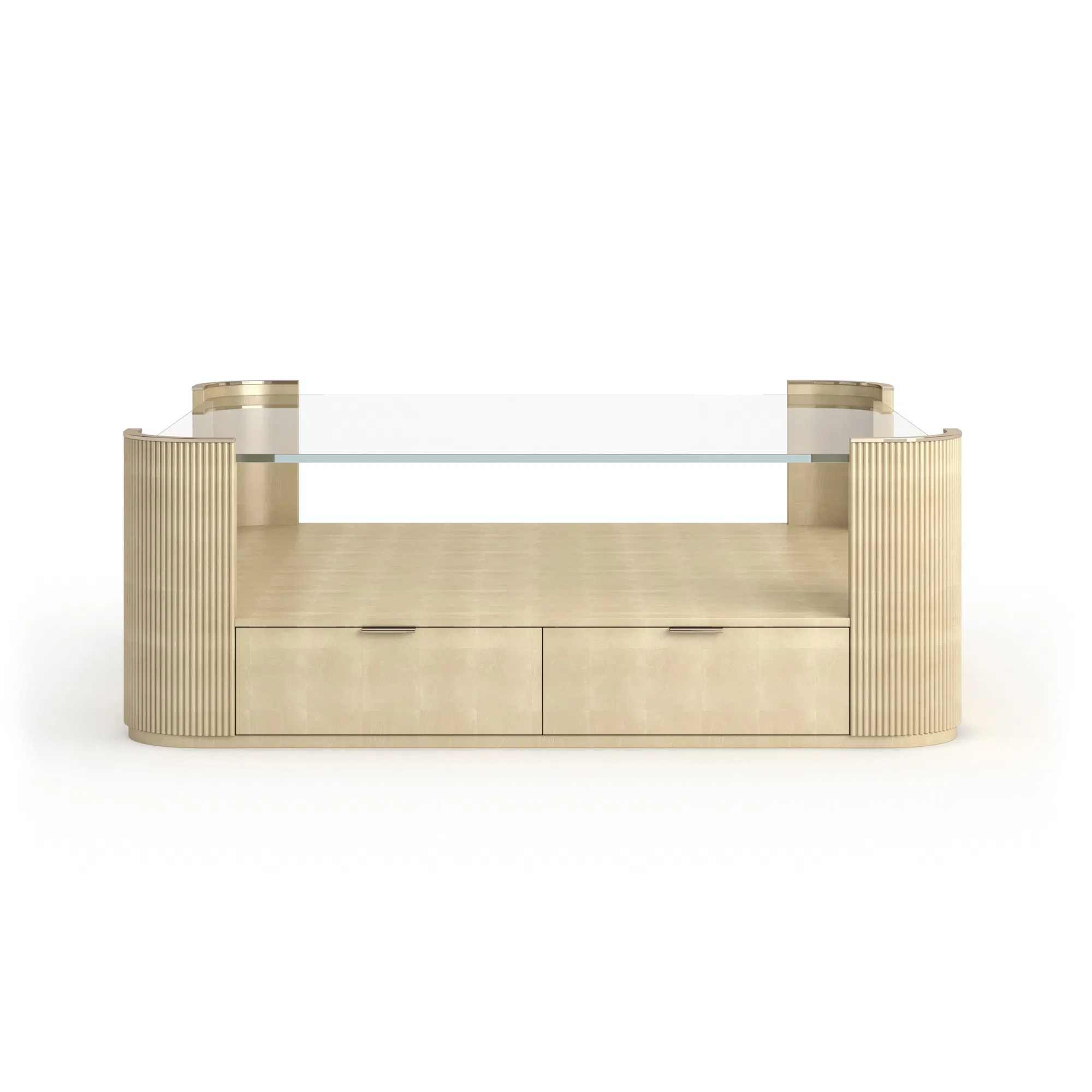 Love Square Oracle Leaf Cocktail Table