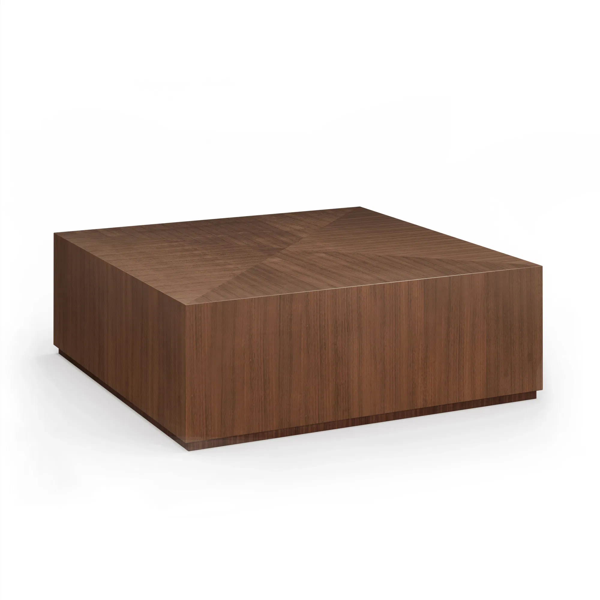 Bello Book-Matched Walnut Cocktail Table