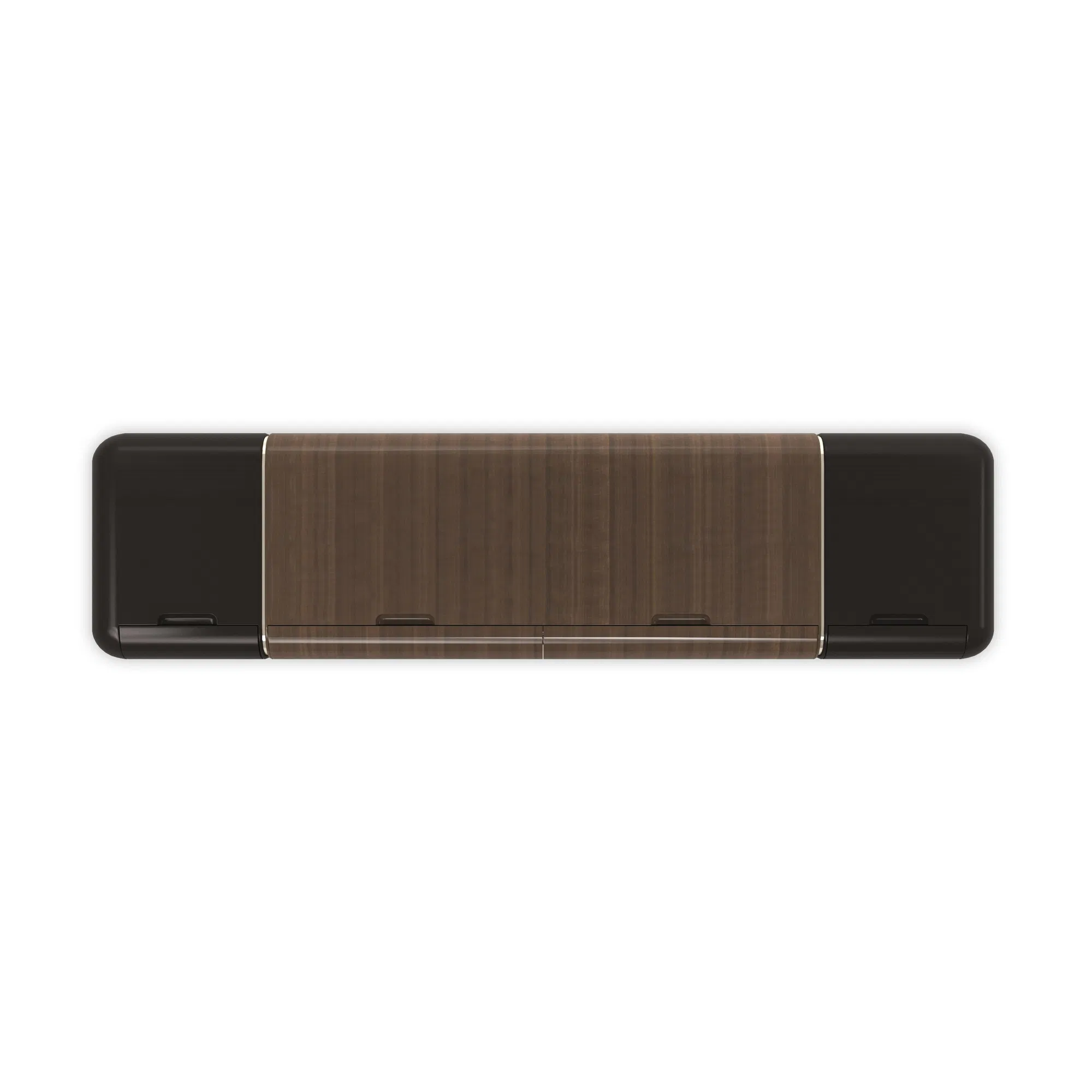 Gelee Caramello Hand-Pieced Media Console