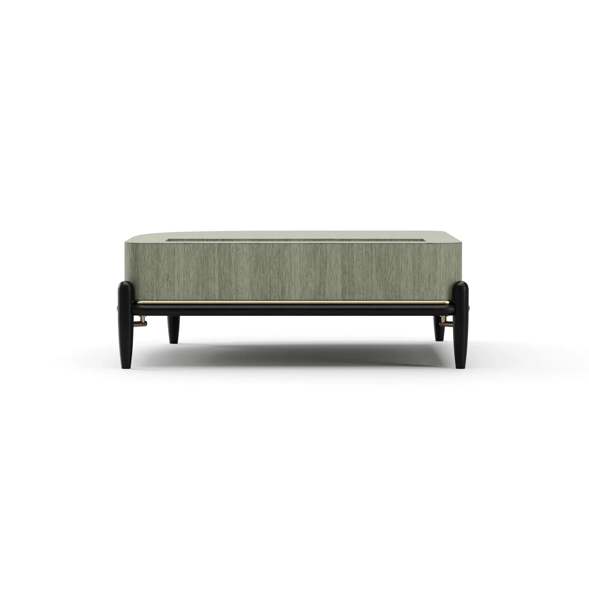 Madera Grey Armani Marble Corner Cocktail Table