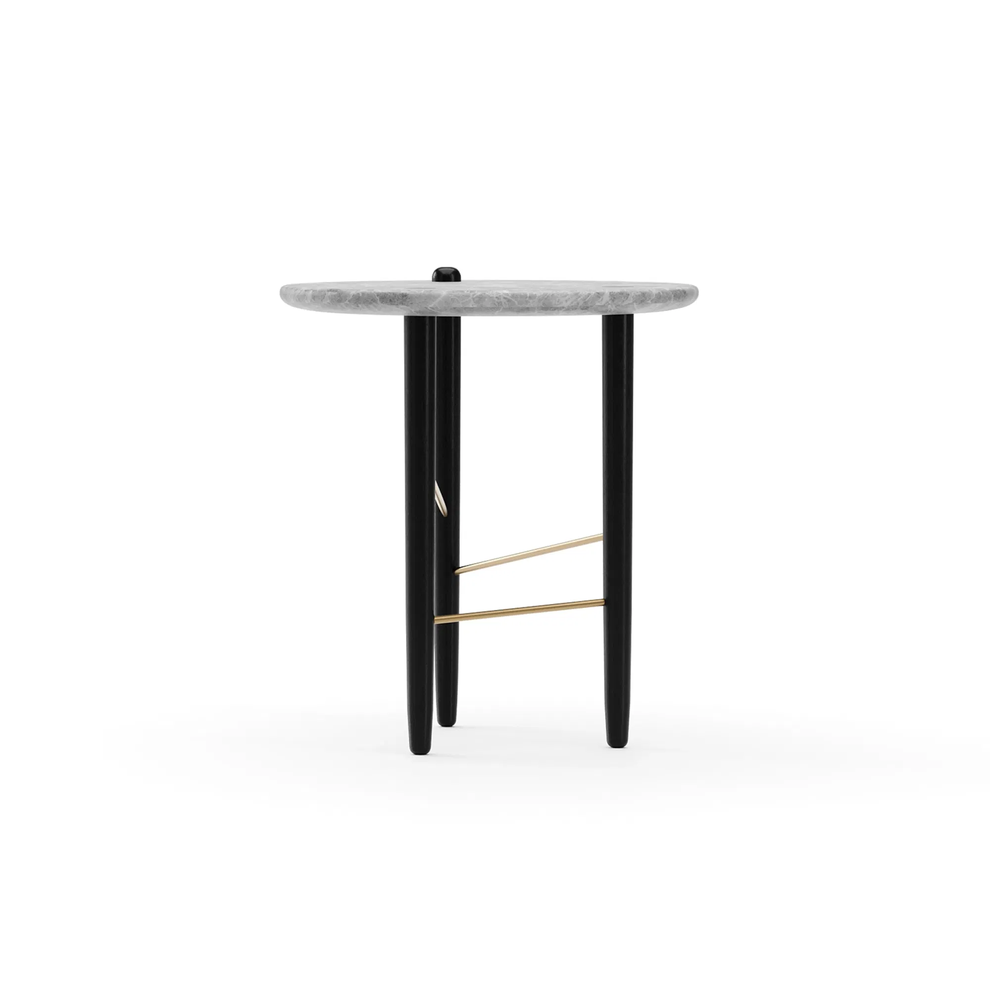 Madera Grey Armani Marble Spot Table