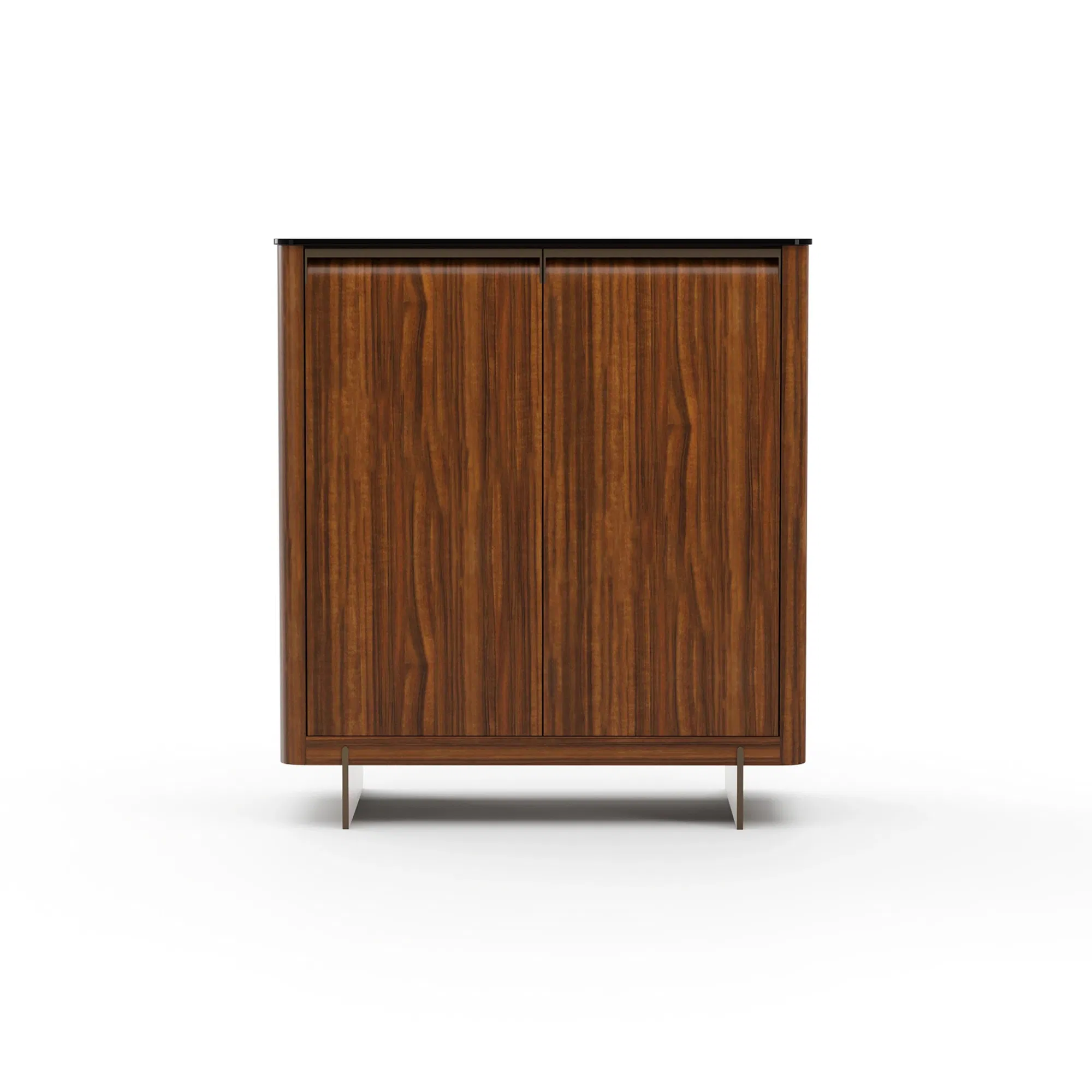 Altura Smoked Bronze Glass Hall Chest