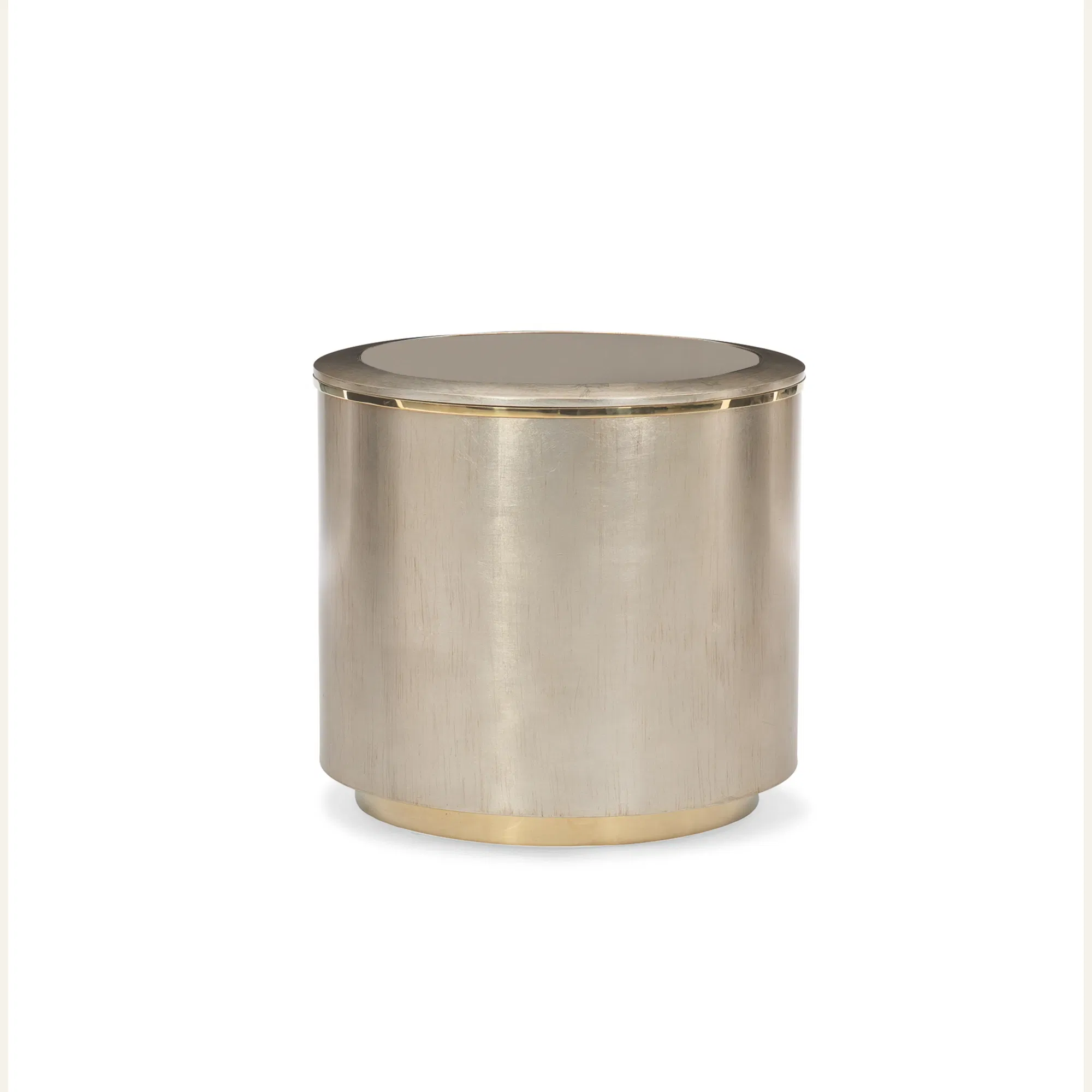All Around Silver and Gold Leaf Cocktail Table