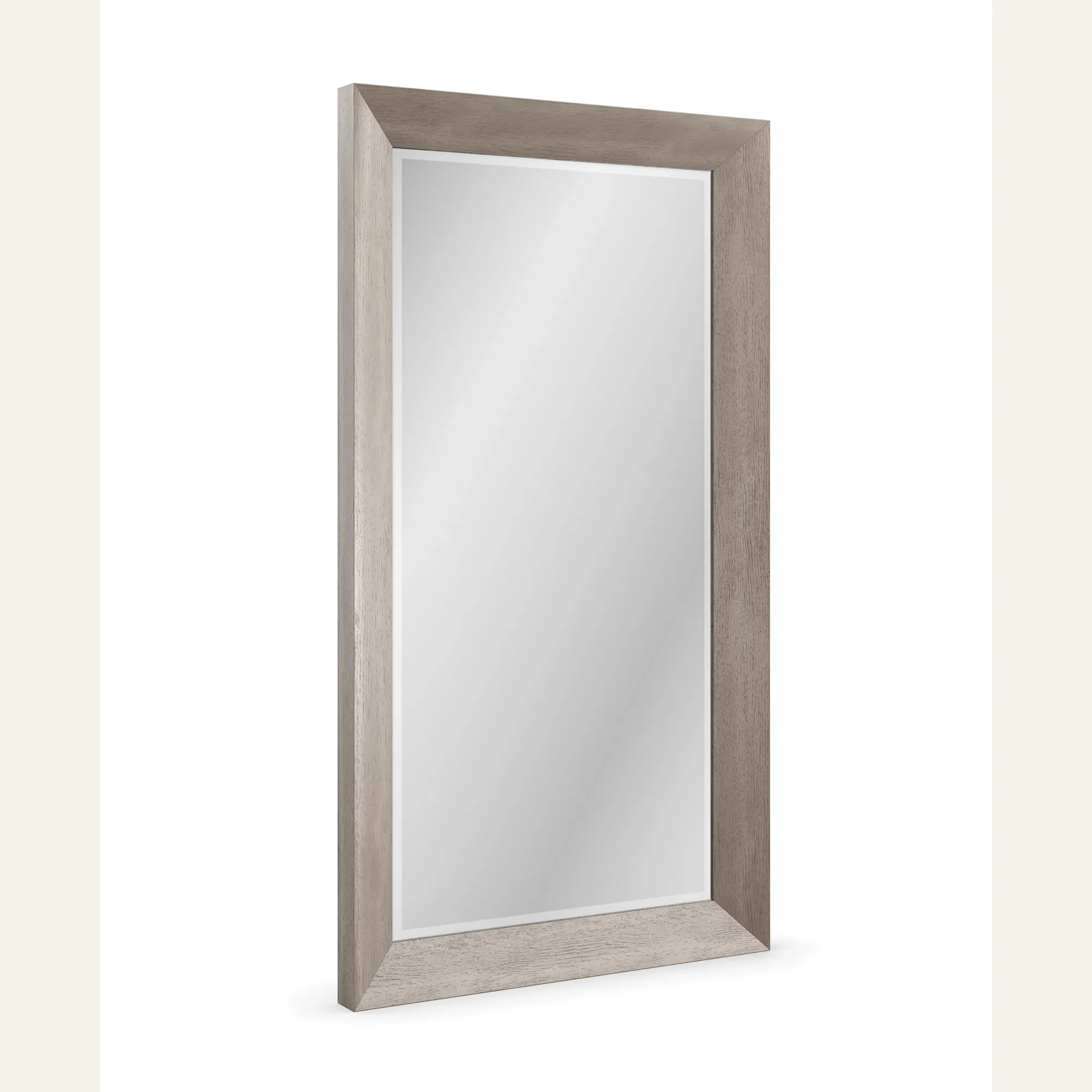 Pondering Ash Driftwood Leaning Mirror