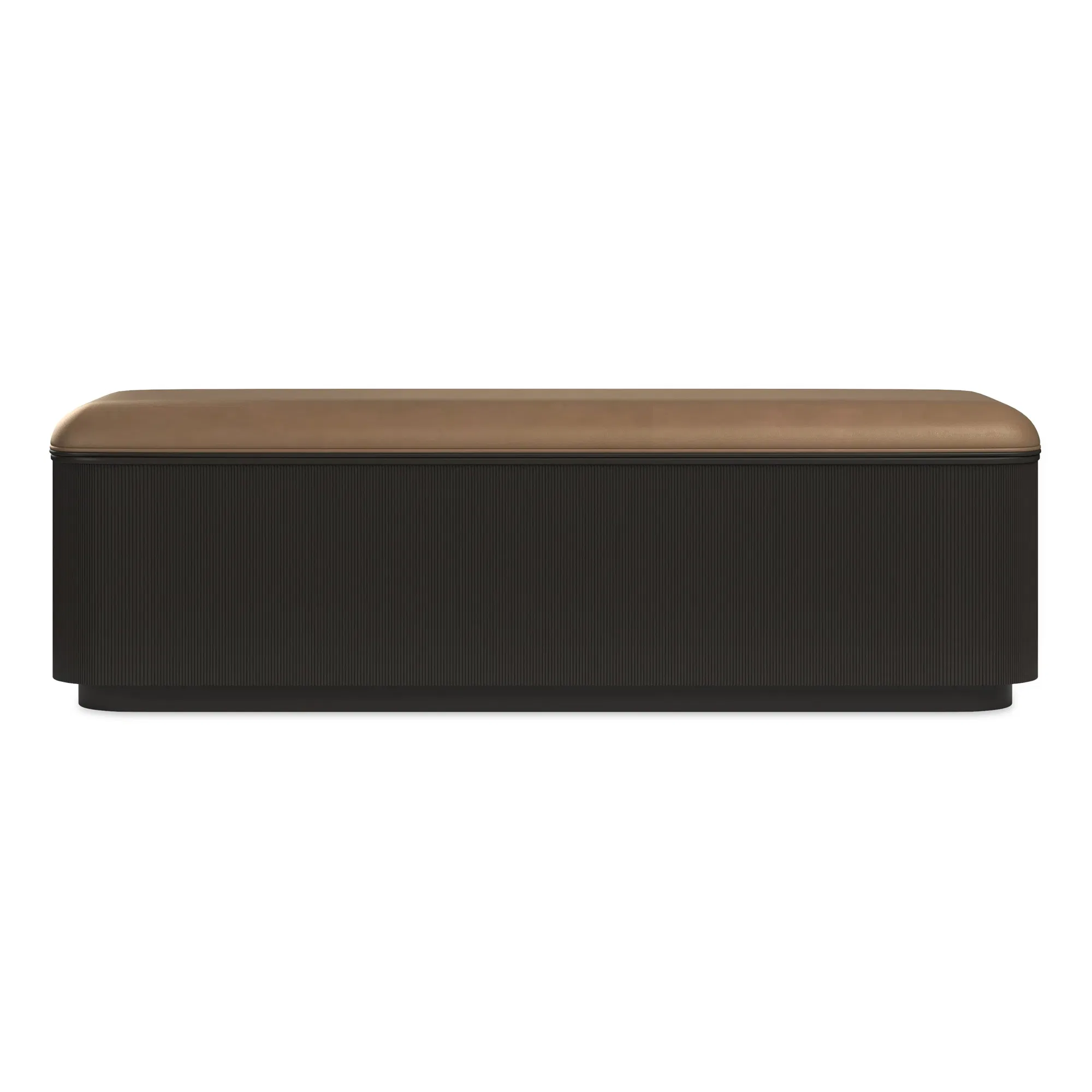 For The Love Of Bed Bench Camel Leather Storage Ottoman