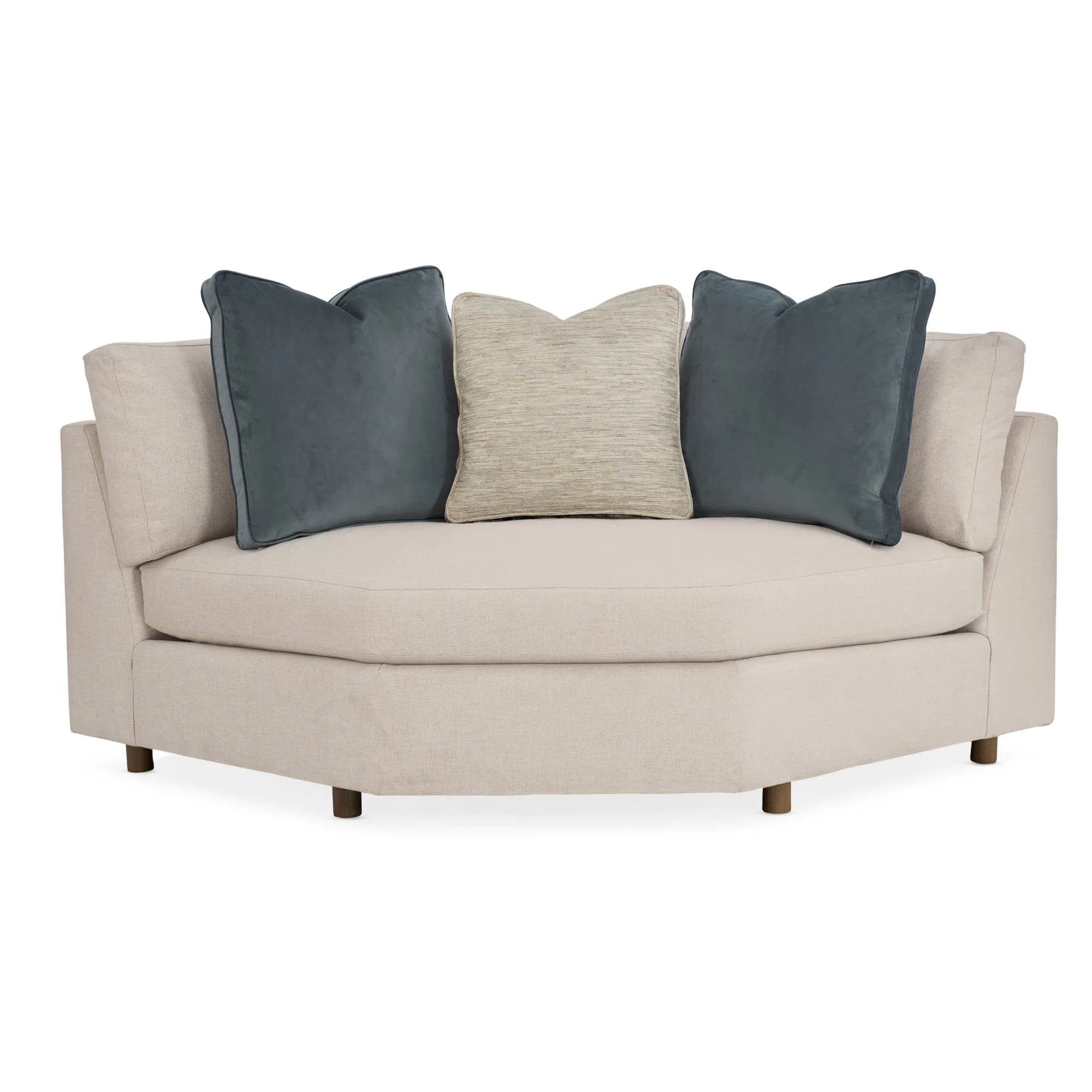 I'M Shelf-Ish Smoked Sable Sectional Wedge