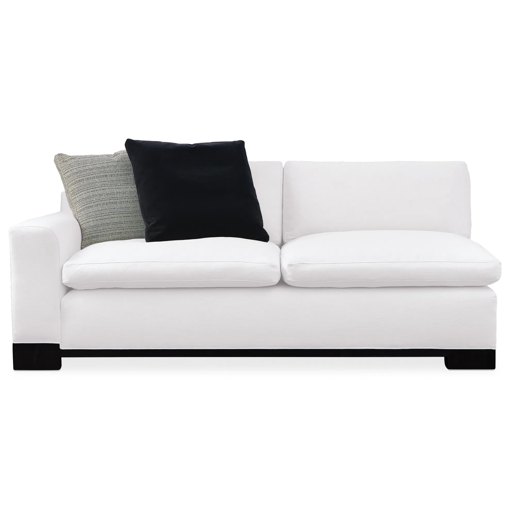 Refresh Left Arm Loveseat in Luxe Down-Blend
