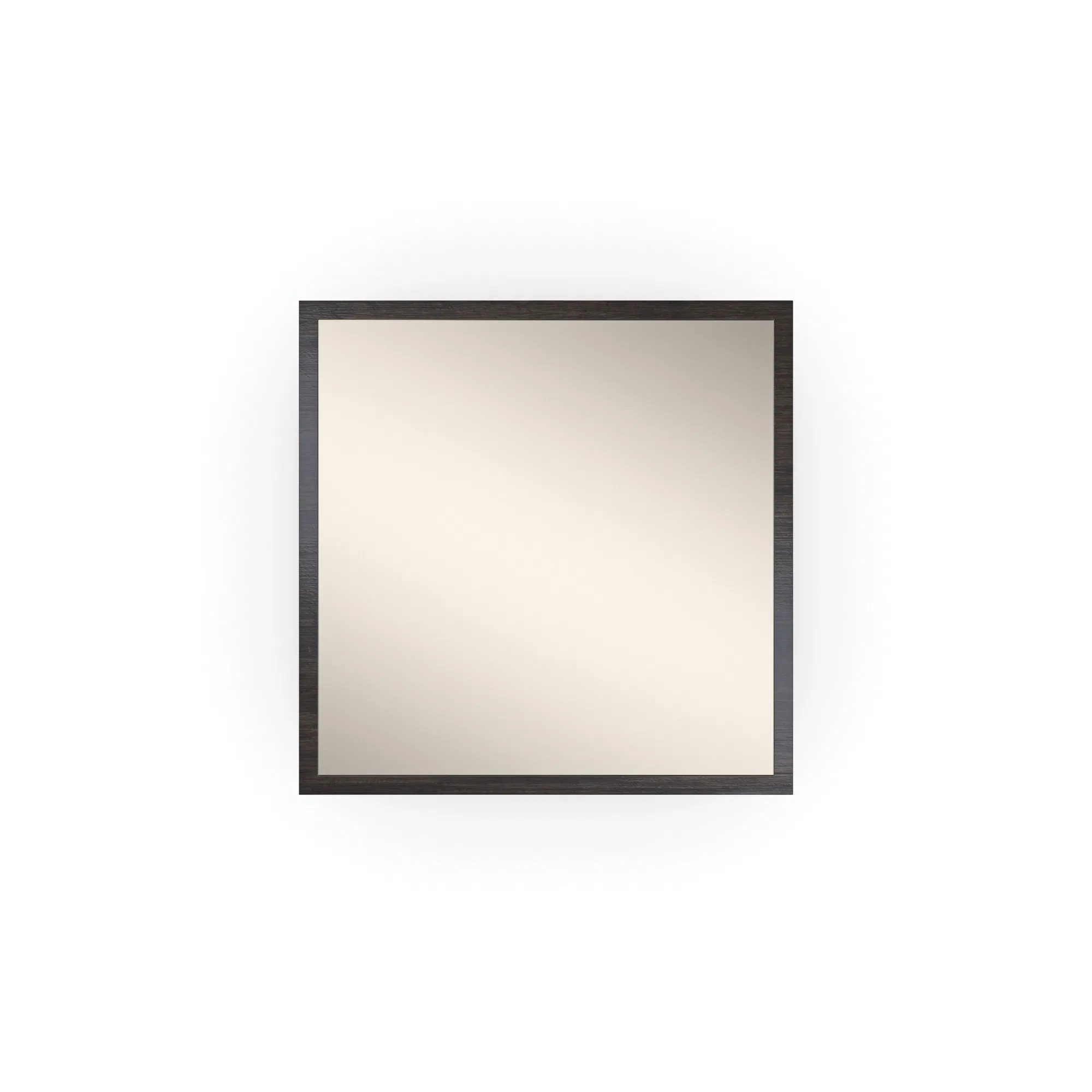 La Moda Tiered Bronze Mirror and Glass End Table