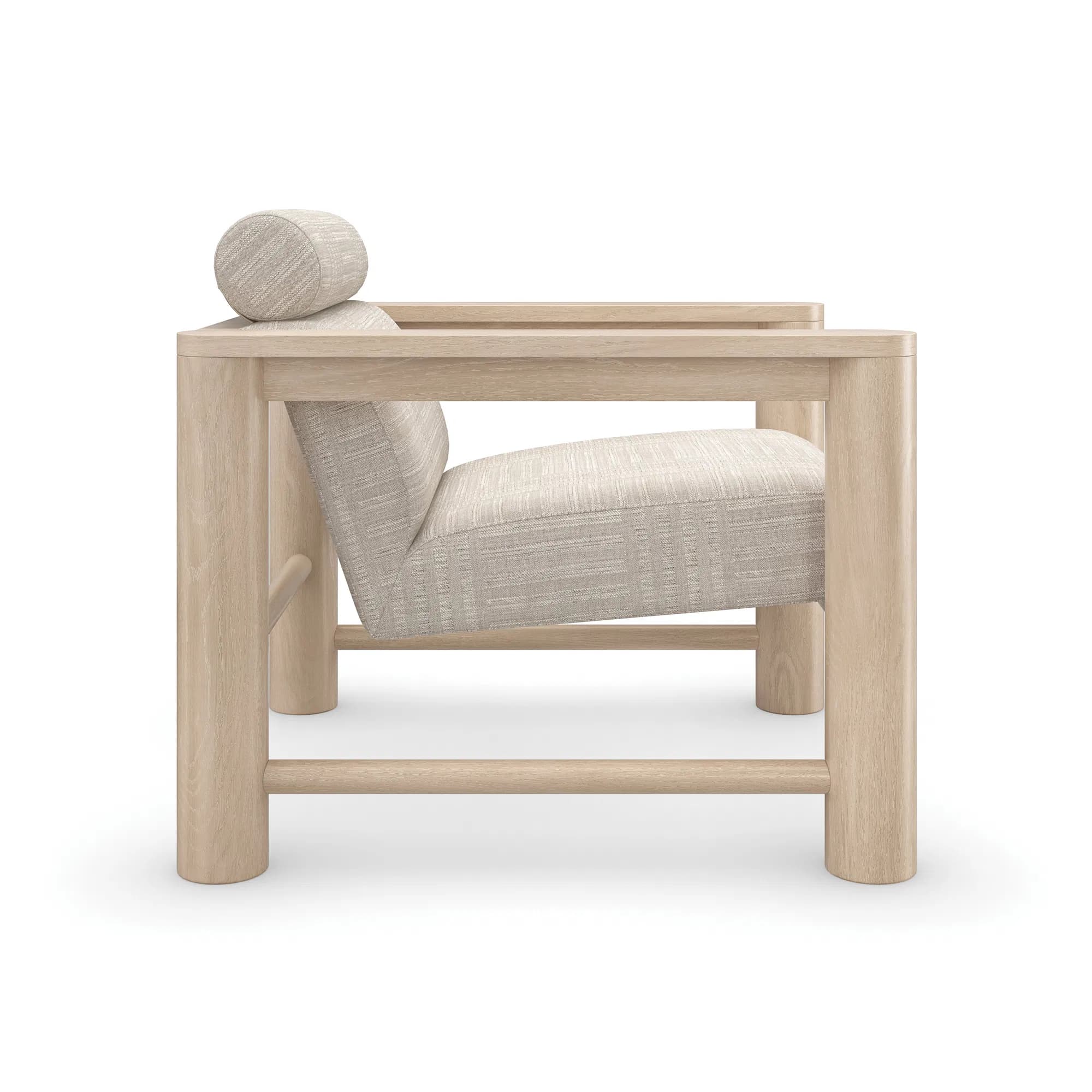 Unity Sculptural Oak Lounge Chair
