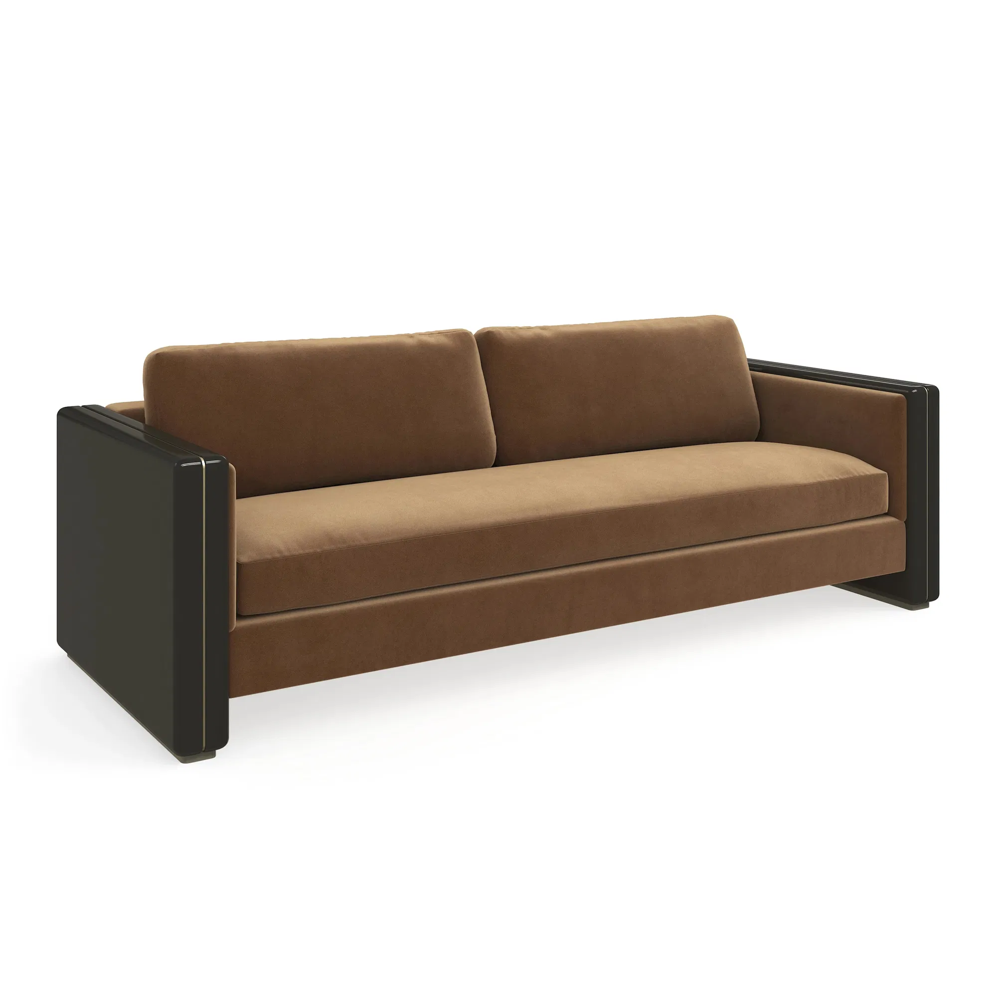 Gelee Sumptuous Chestnut Mohair Sofa