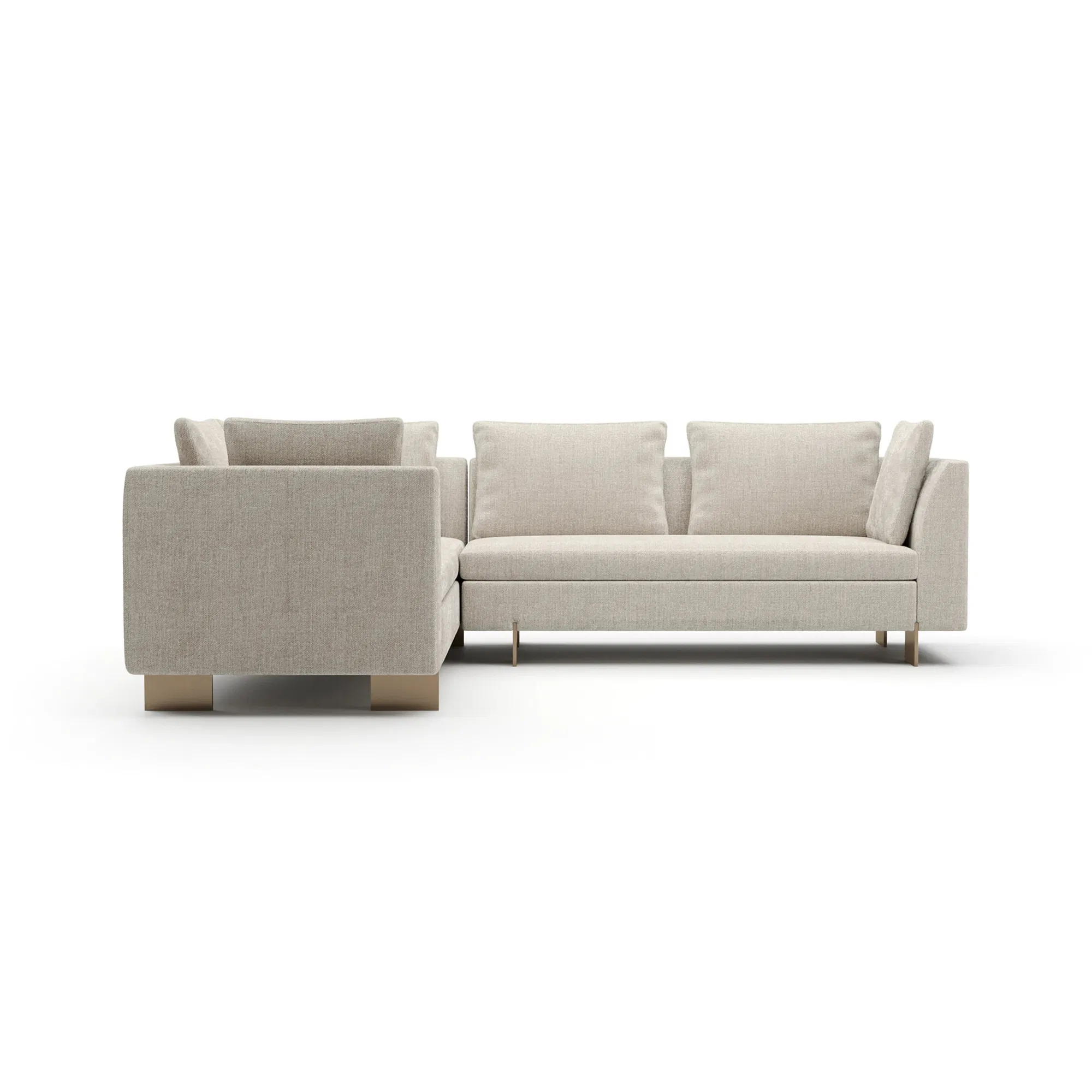 Altura Pearl Basket Weave Sectional Sofa