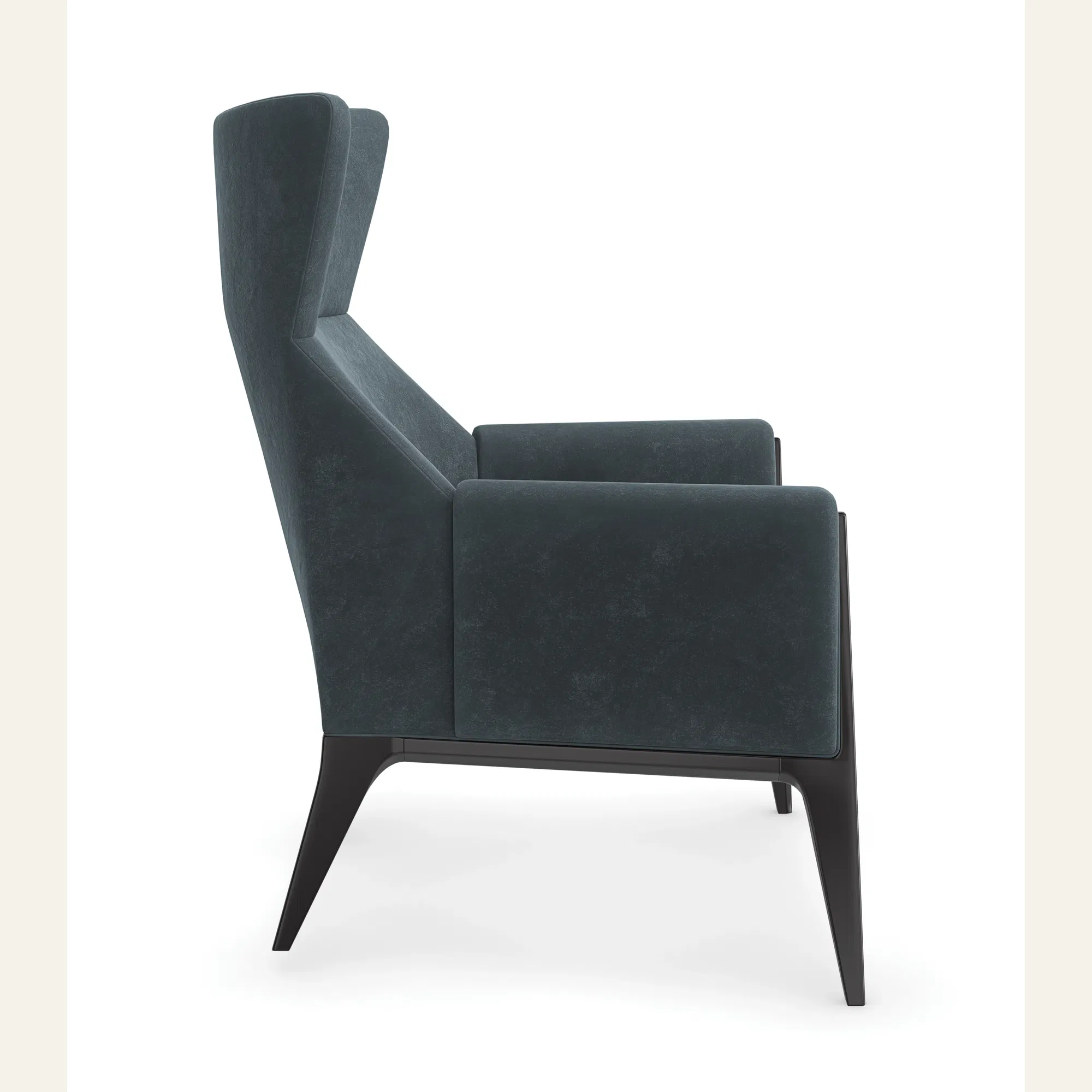 Boundless Peacock Sculptural Wing Chair
