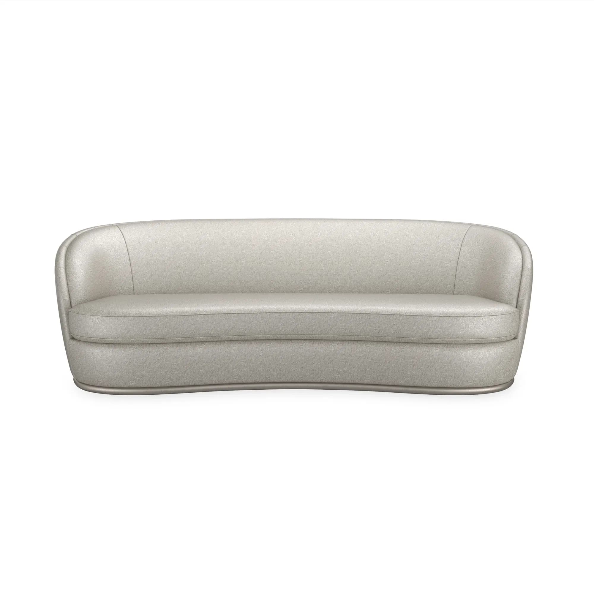 Nebula Sculptural Oatmeal Sofa