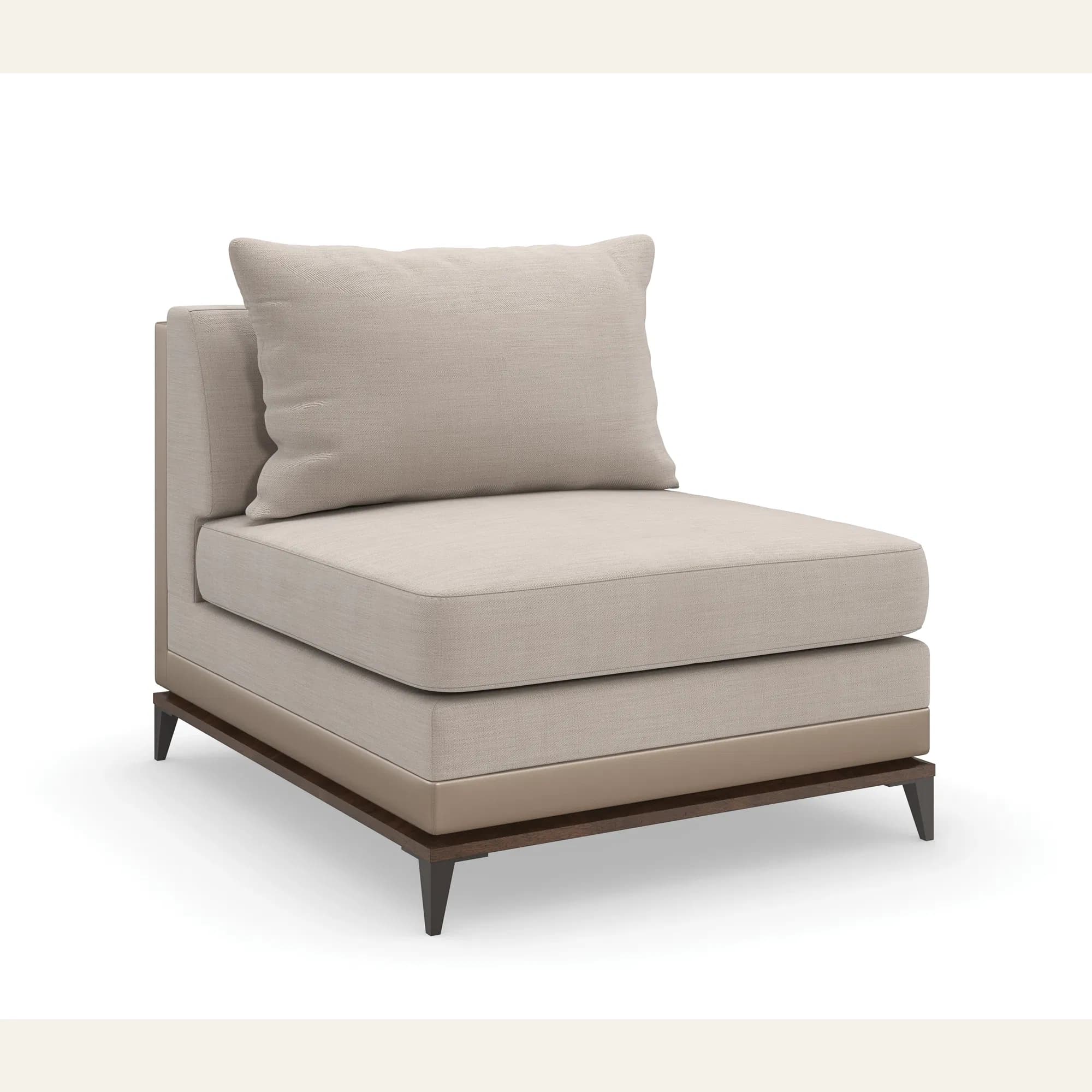 Archipelago Armless Chair Bourbon Glaze Wood