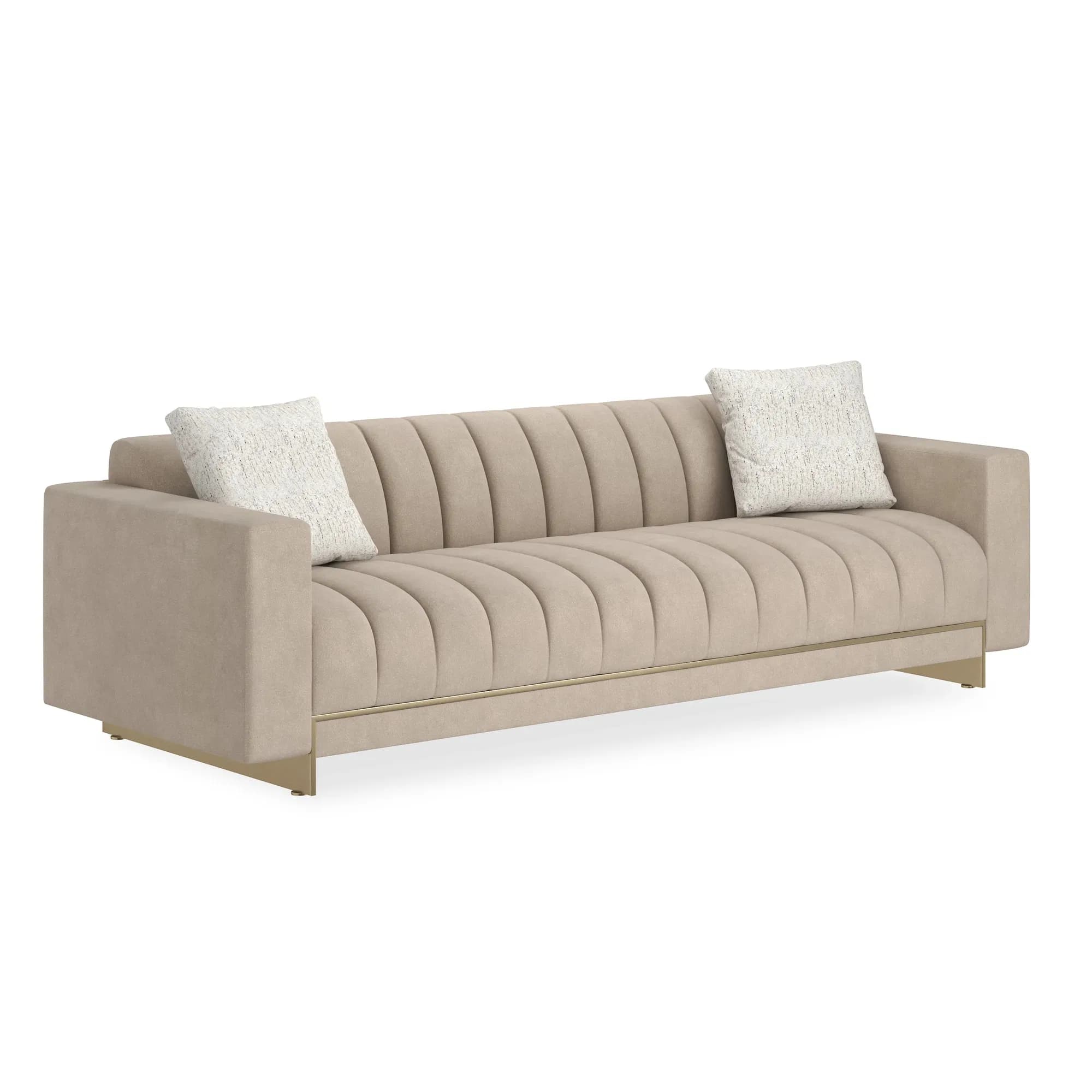 Well-Balanced Sofa in Moonstone Basketweave — 105