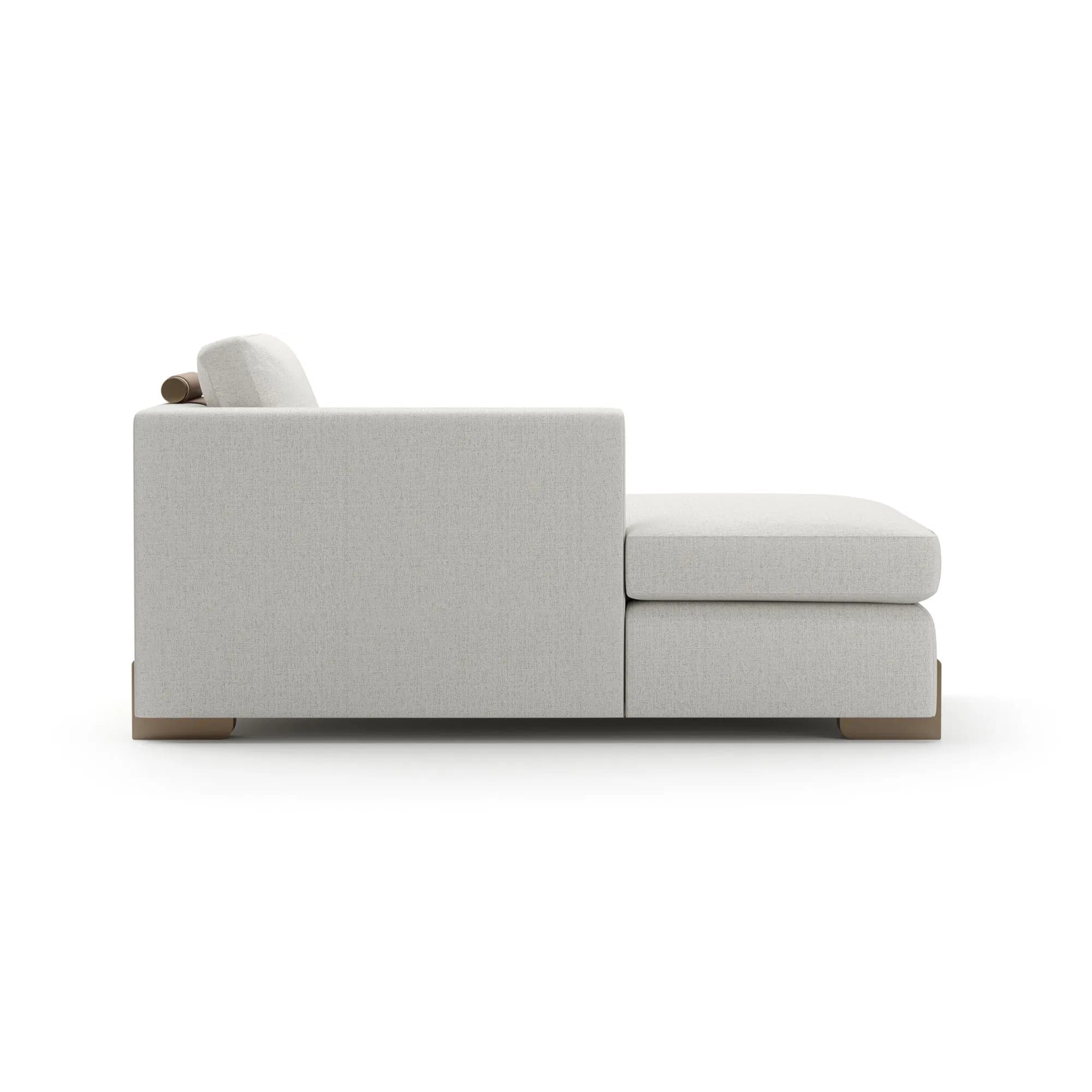 Counter Balance Left-Arm Chaise in Birch