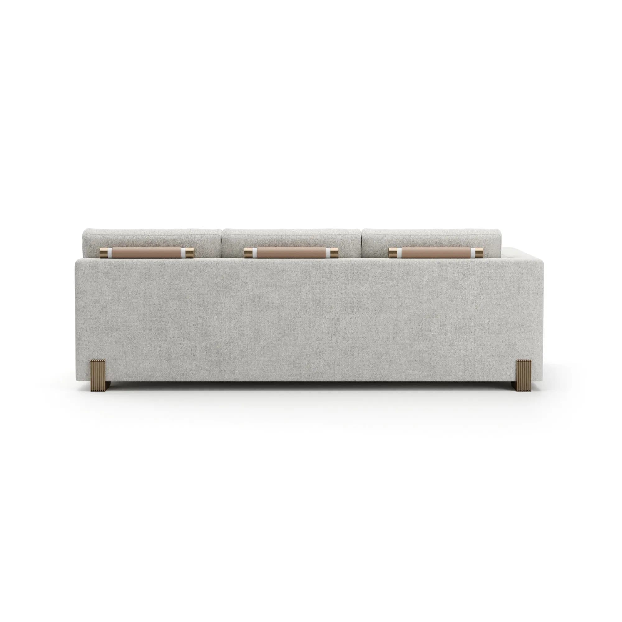 Counter Balance Oatmeal Melange Left Arm Sofa