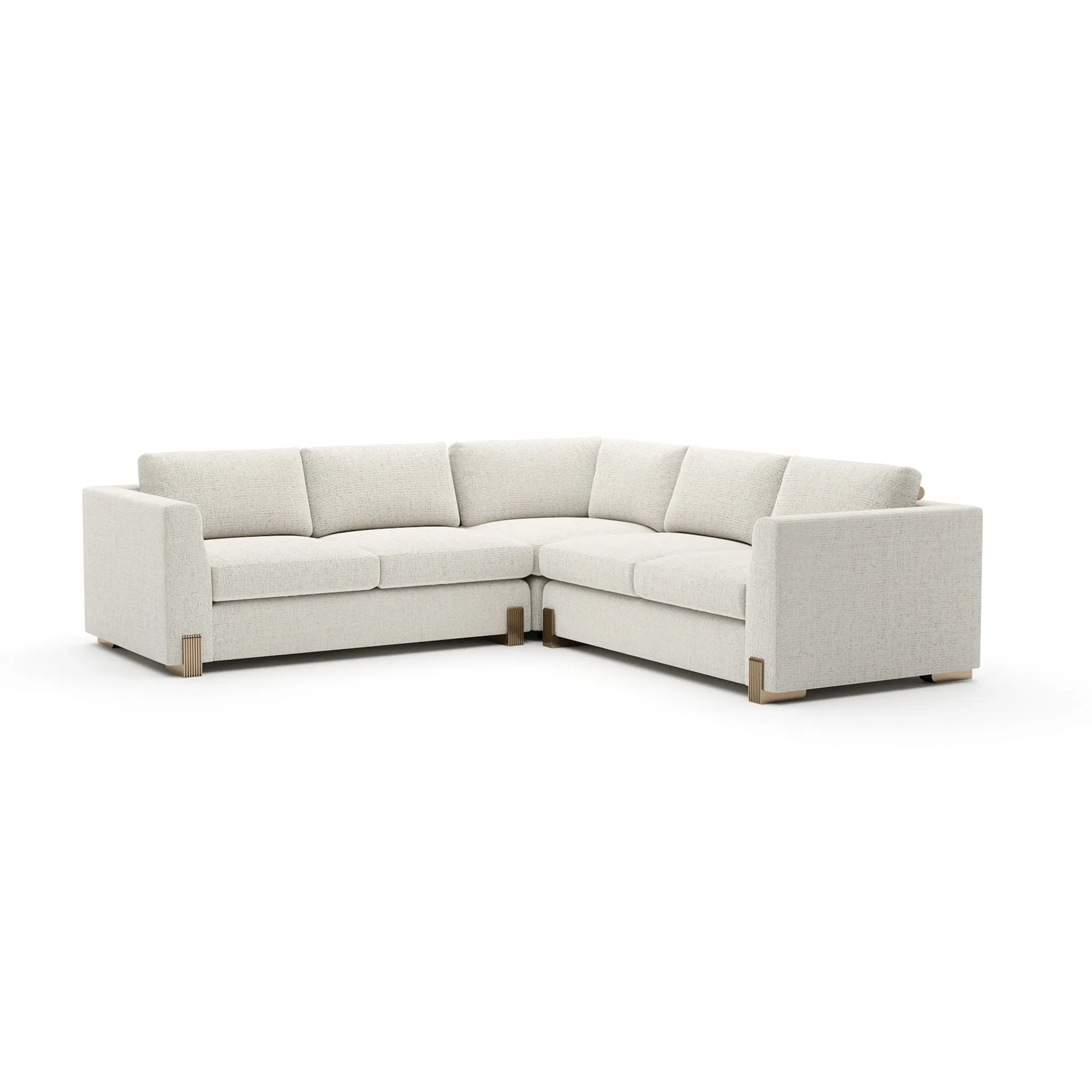 Counter Balance Oatmeal Melange Sectional
