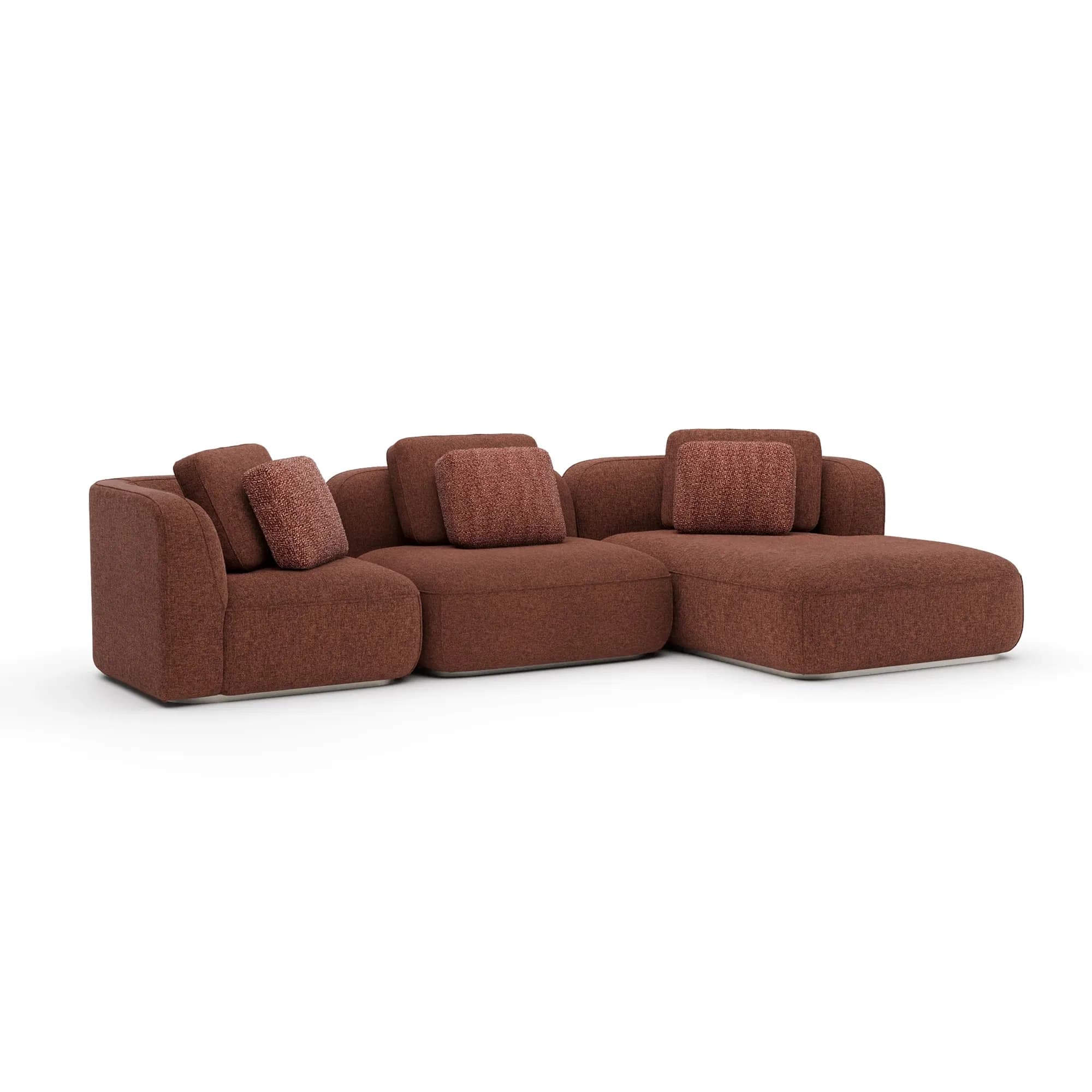 Sasso Sculptural Saffron Right Chaise Sectional