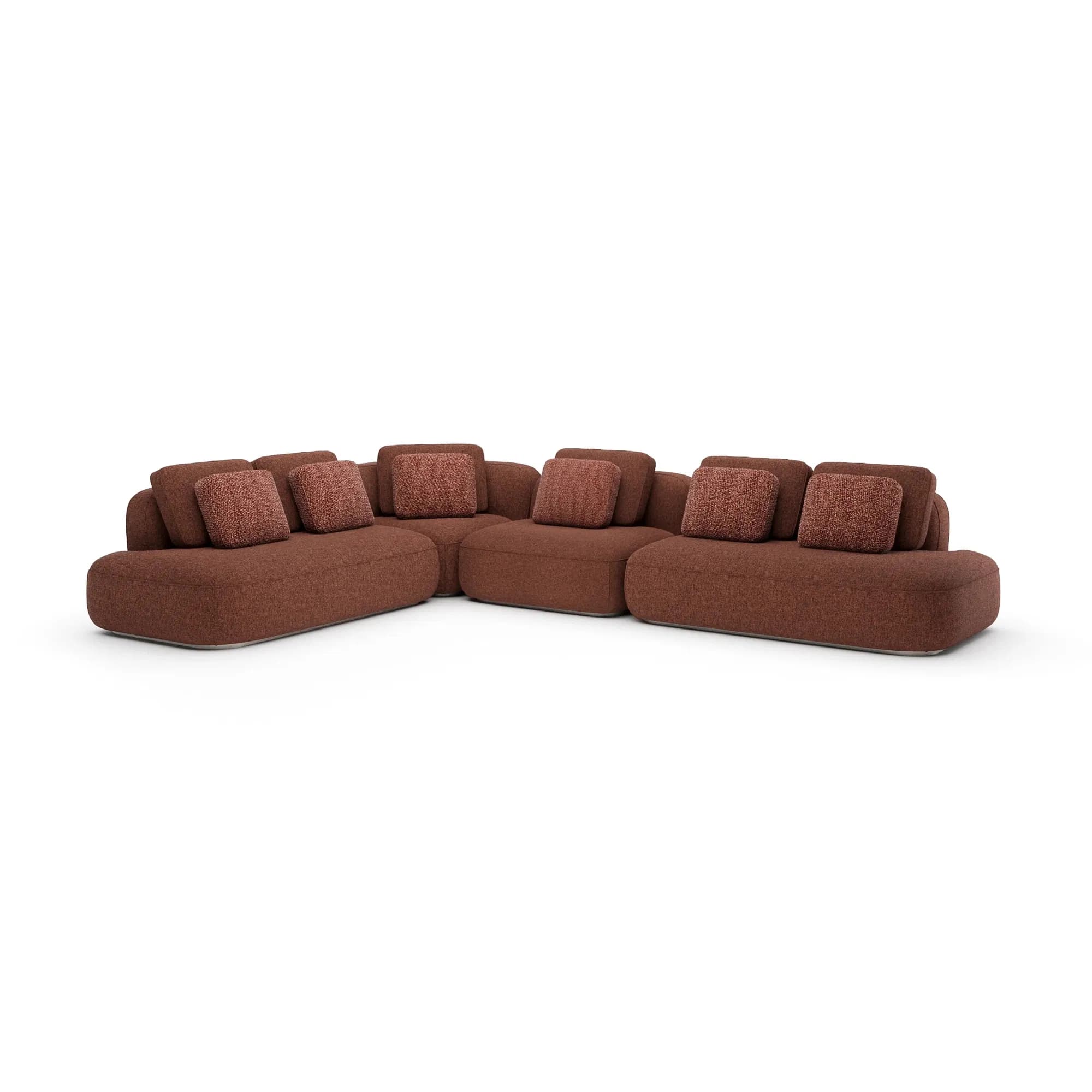 Sasso Sculptural Saffron Sectional