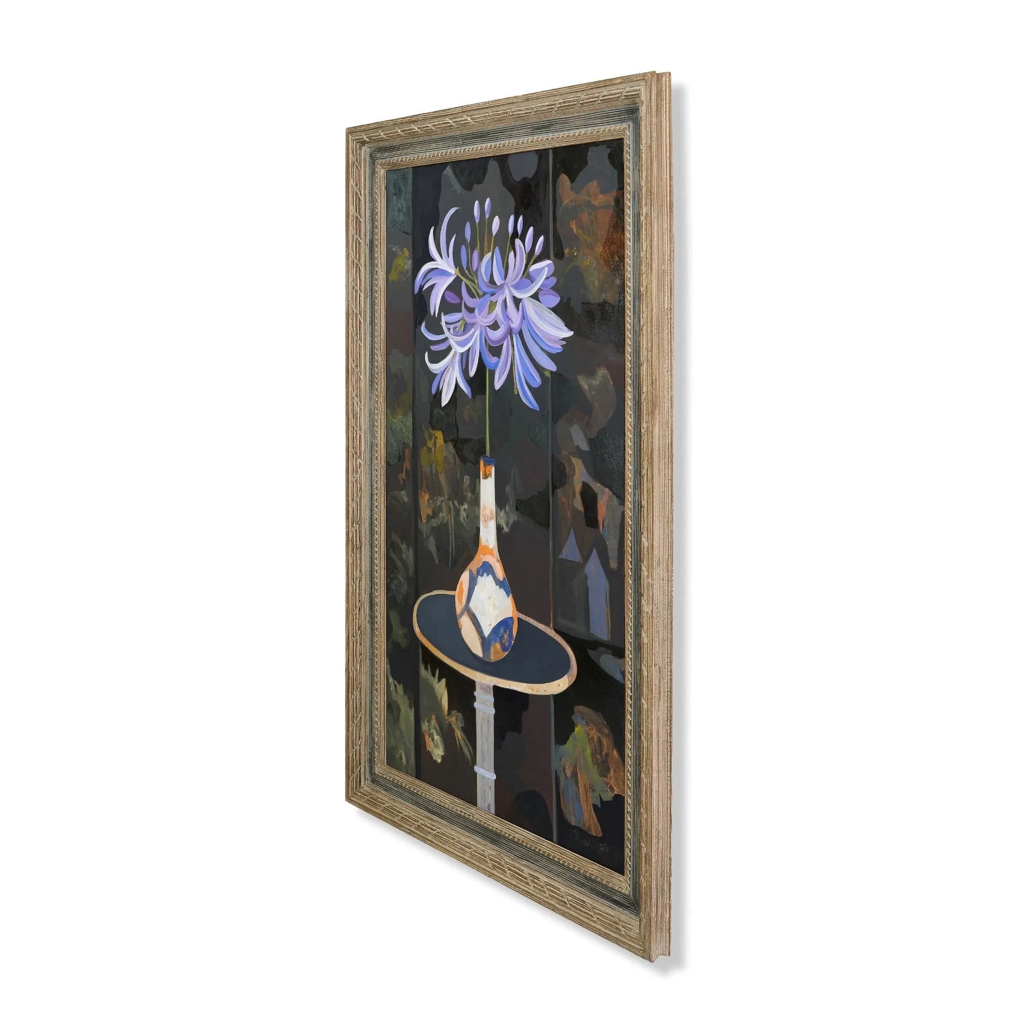 Agapanthus Original Oil Painting by John Funt