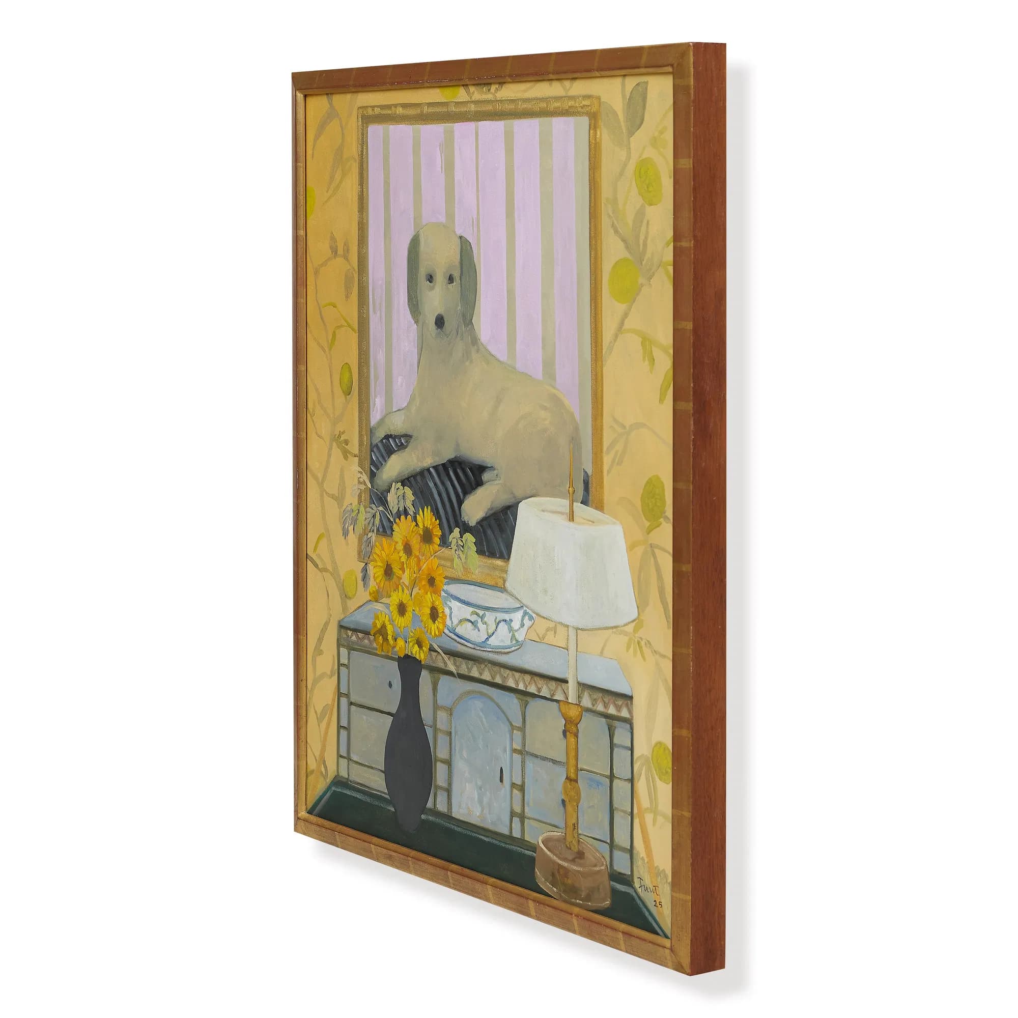 Beloved Dog by John Funt Original Painting