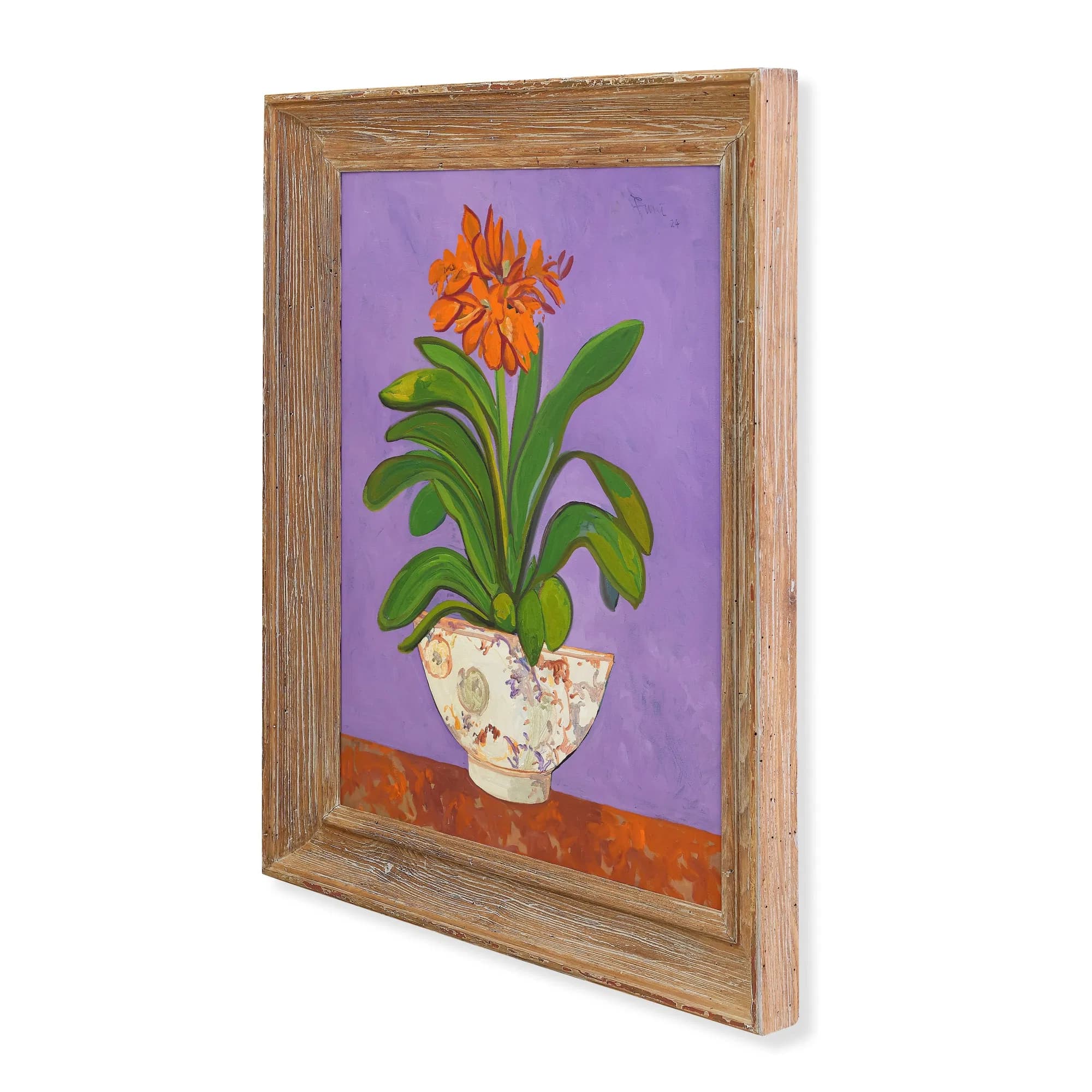 Clivia Original Painting by John Funt