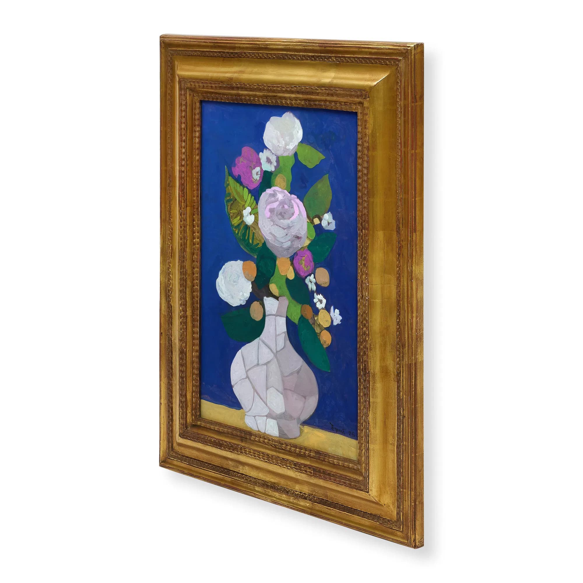 Flowers in a Crazed Vase, John Funt Original