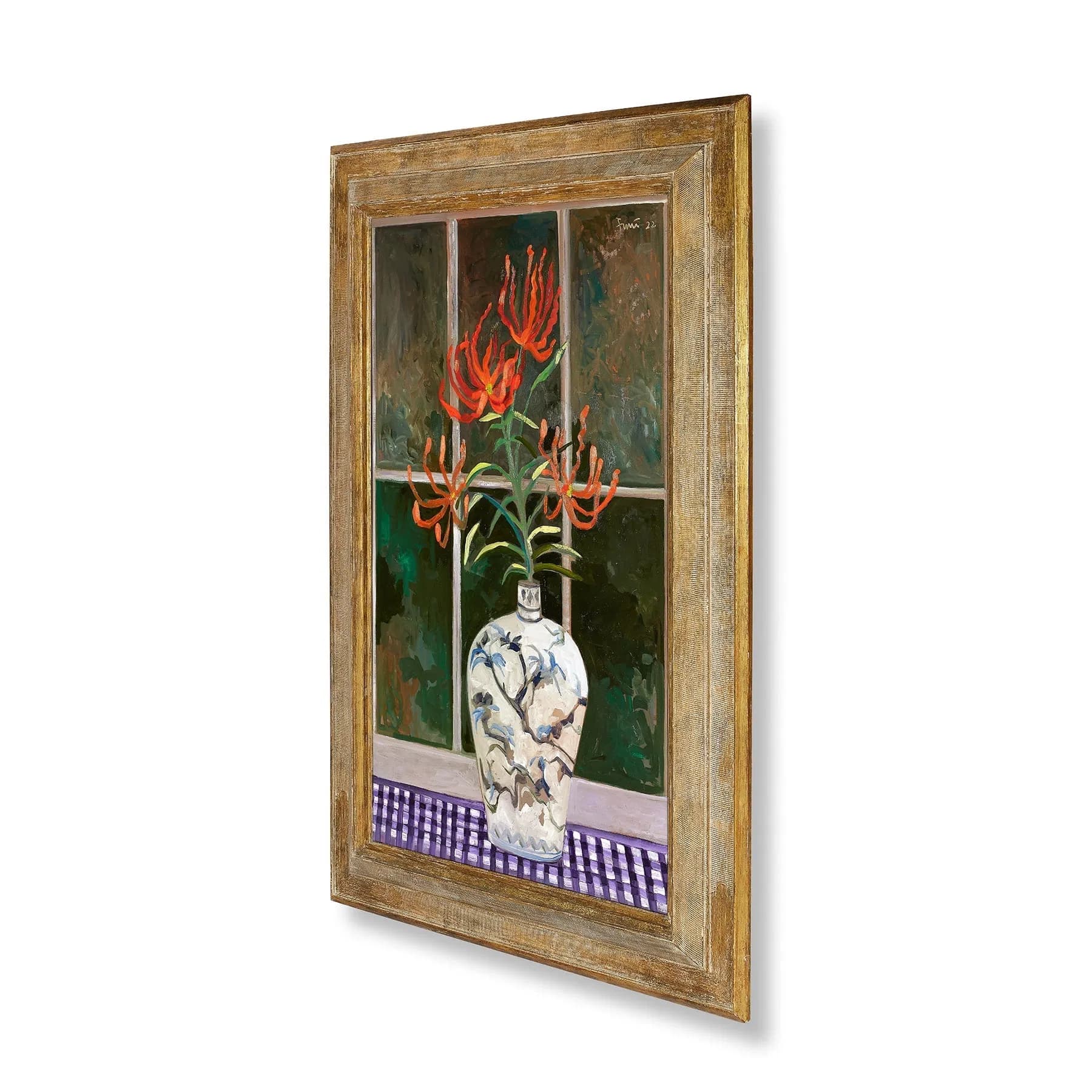 Gloriosa Lilies Original Oil Painting by John Funt