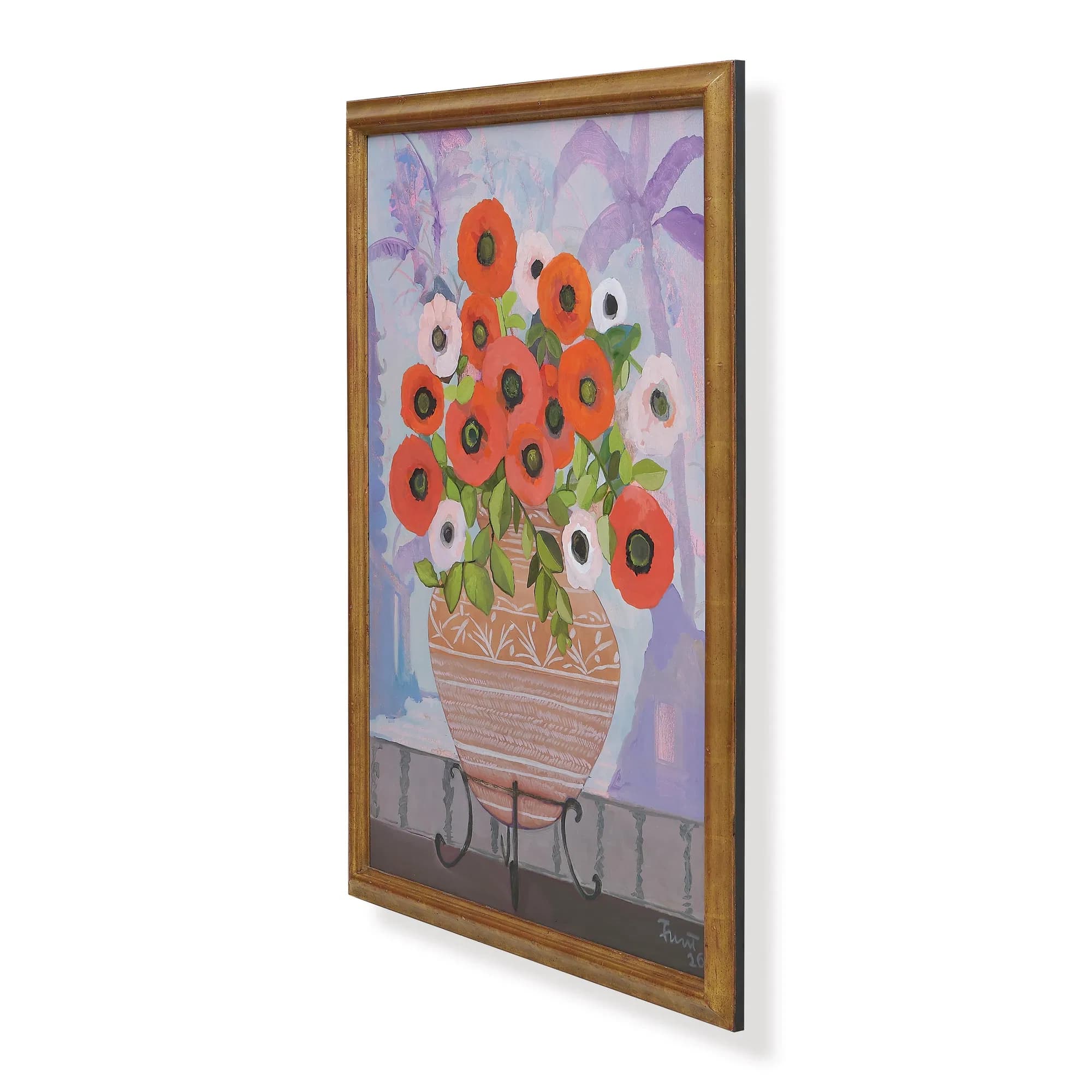 Poppies Original Painting by John Funt