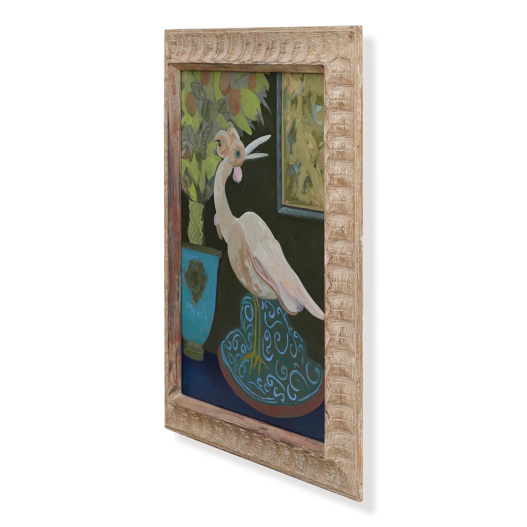 The Porcelain Bird Original Painting by John Funt