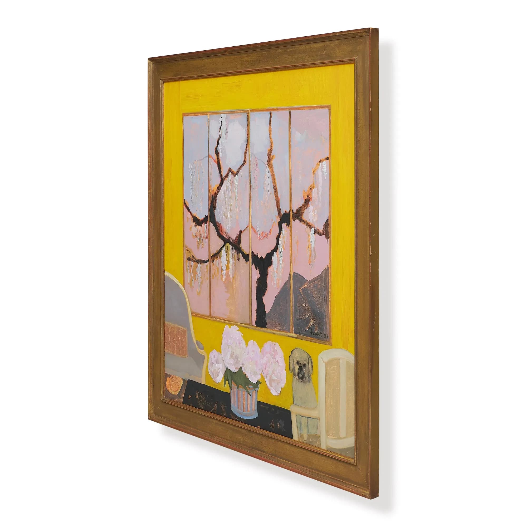The Weeping Cherry Screen Original Painting by John Funt