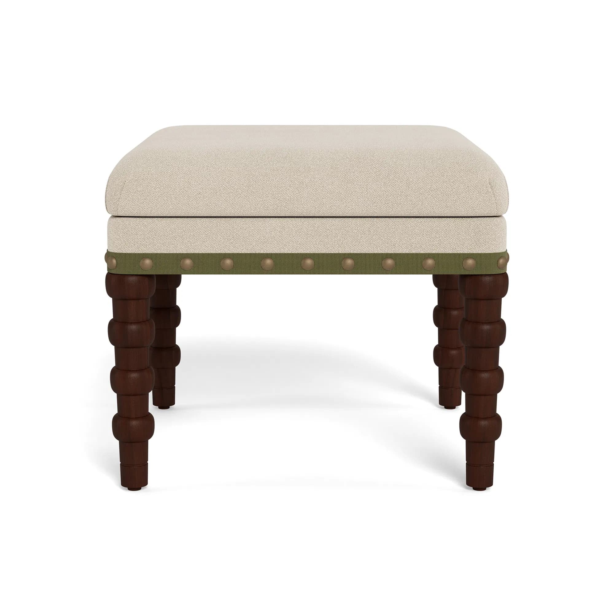 Olive Tape Handcrafted Maple Stool