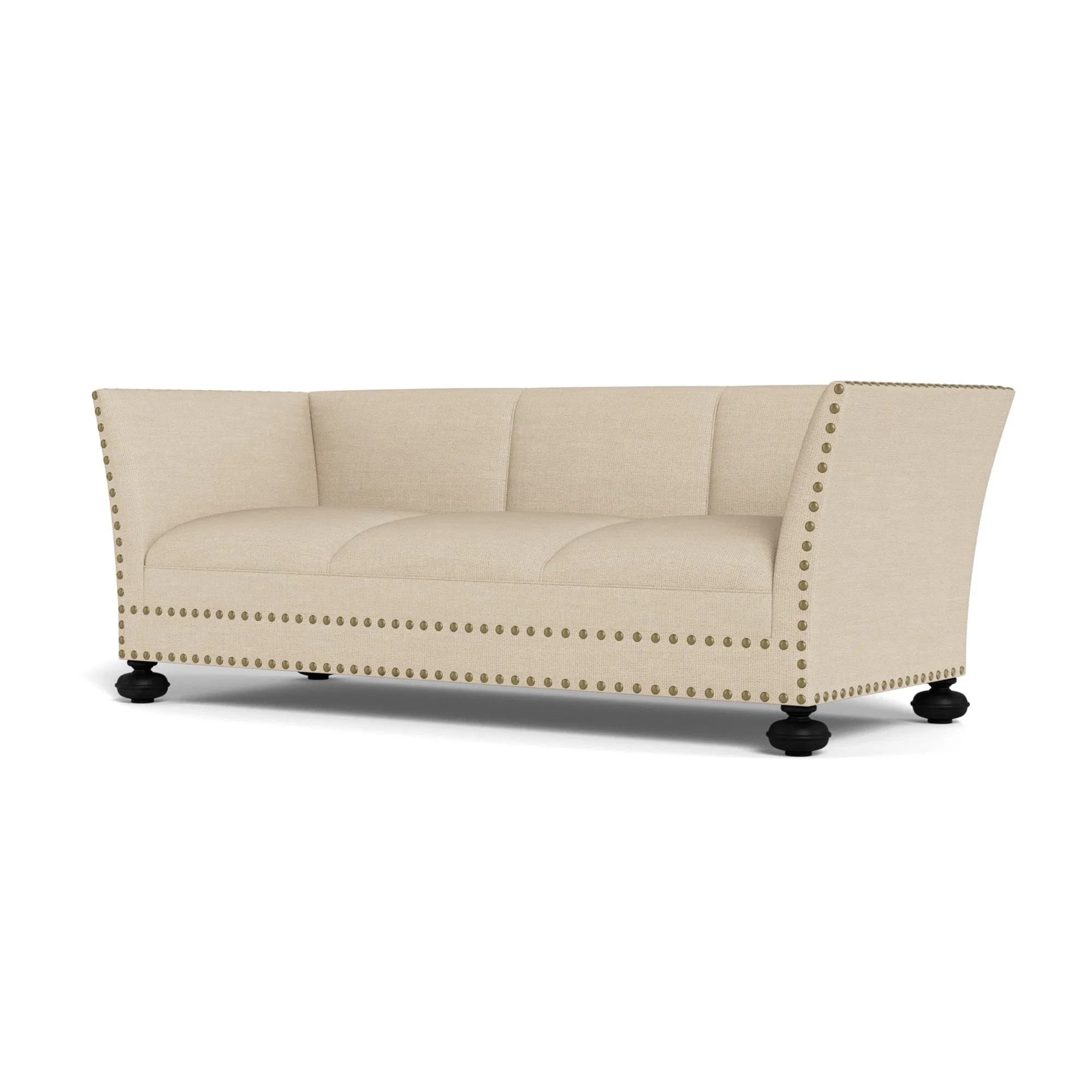 John Upholstered Sofa Cream Performance Linen