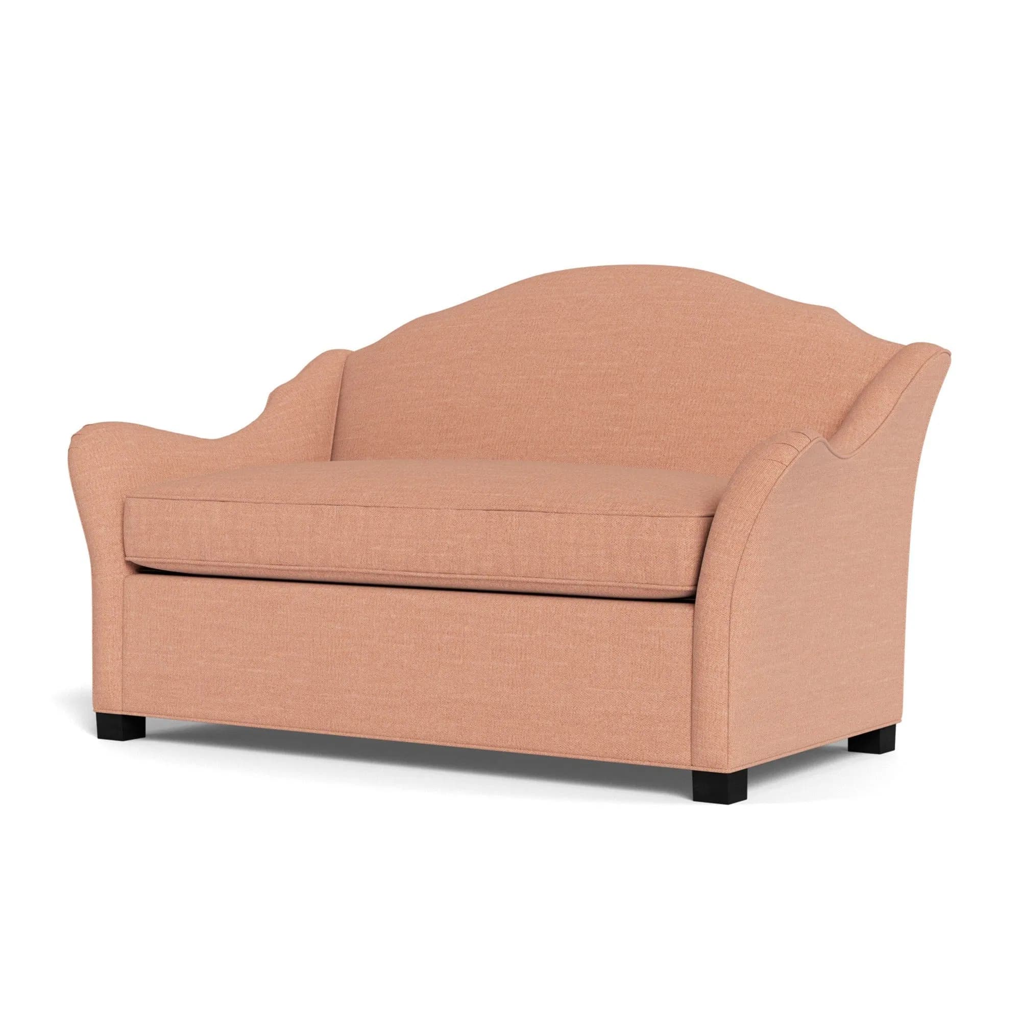 Pierre Hand-Curved Performance Linen Loveseat