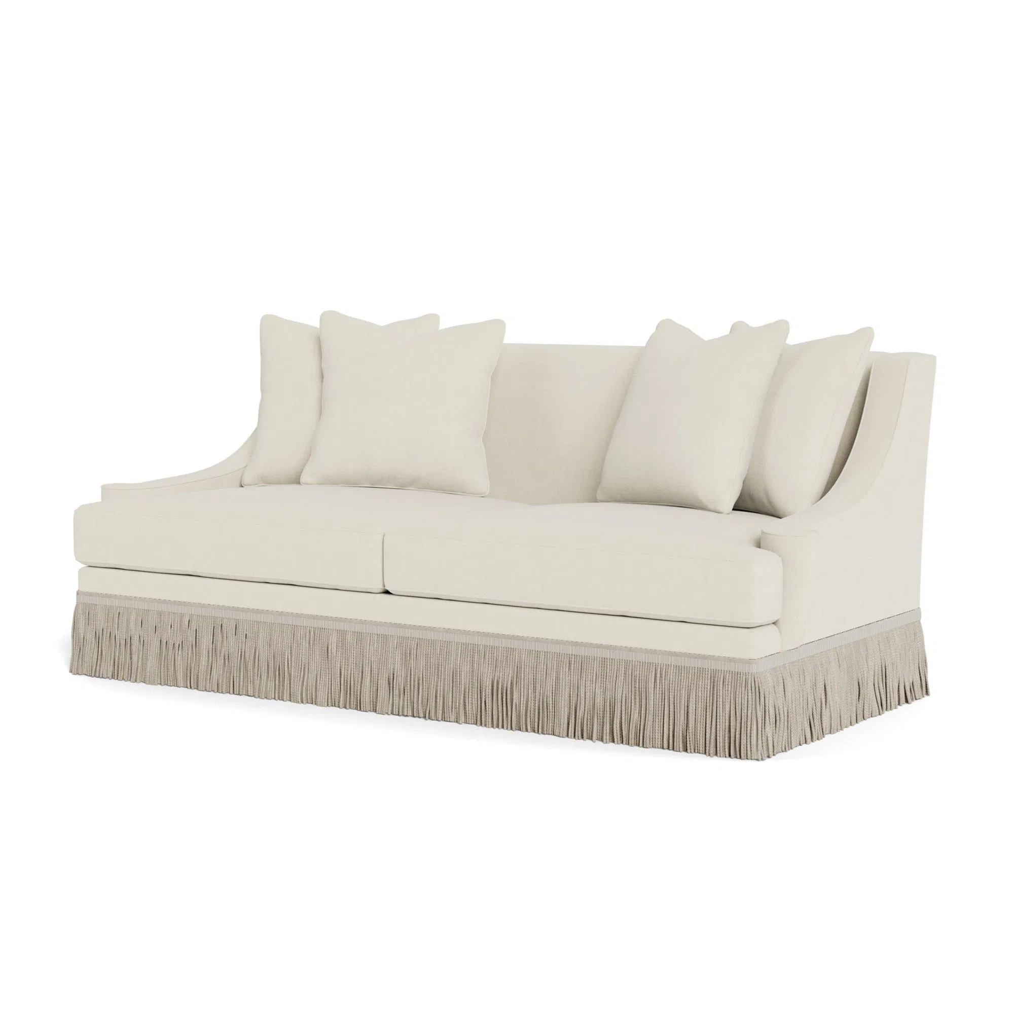 Cora Deep Lounge Sofa in Cream Performance Linen