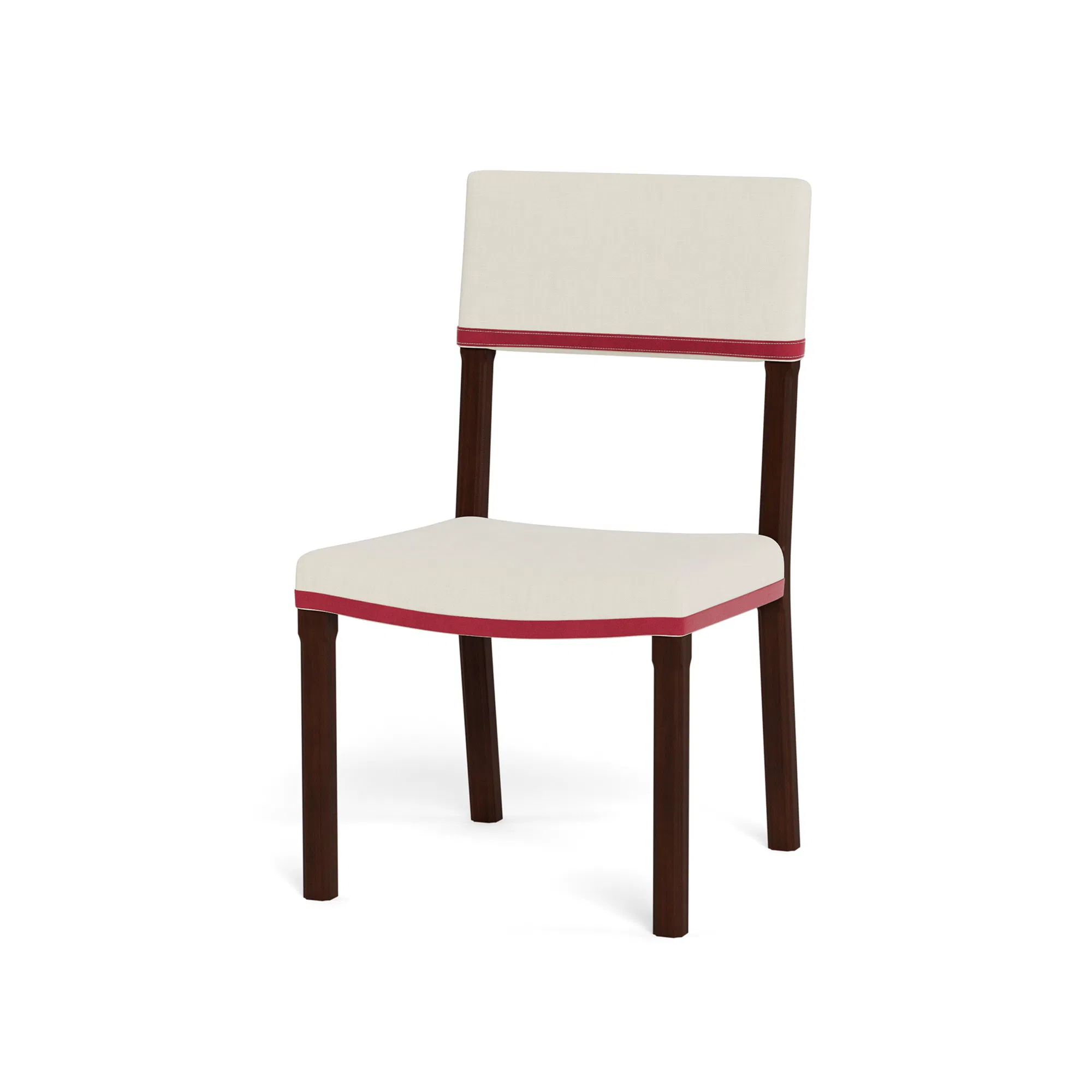 Sebastian Chair with Red Ribbon Trim