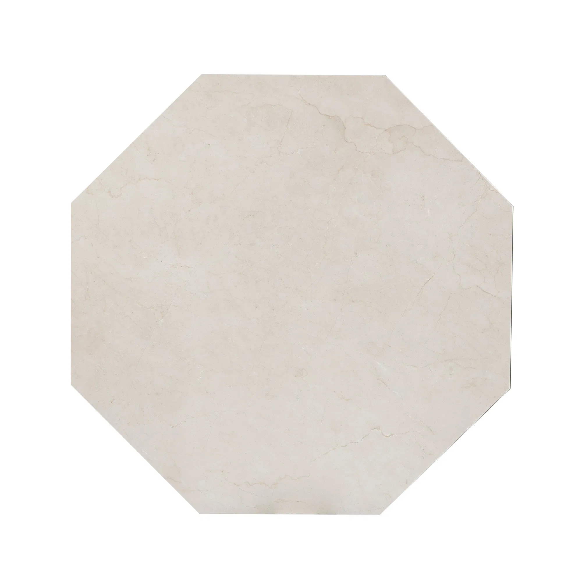 Hourglass Antiqued Gold Marble Side Table