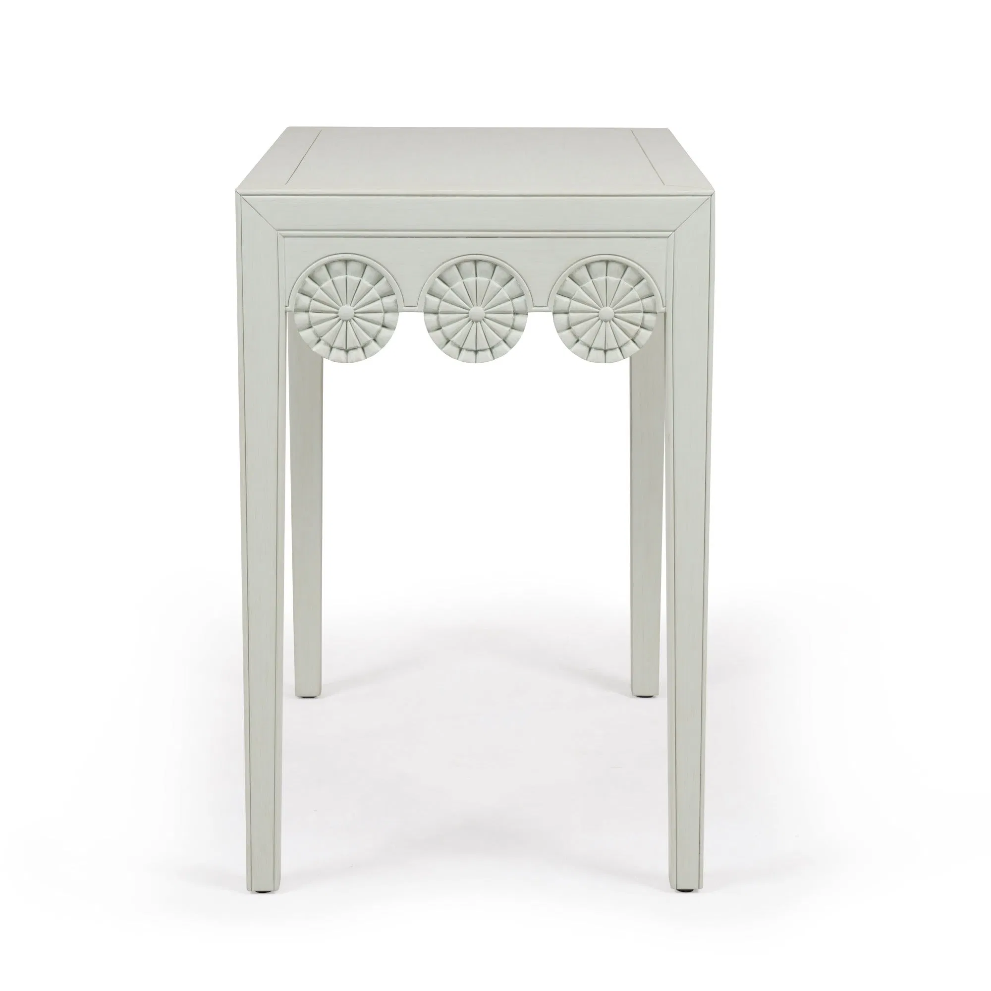 Otto Hand-Painted Washed Green Side Table
