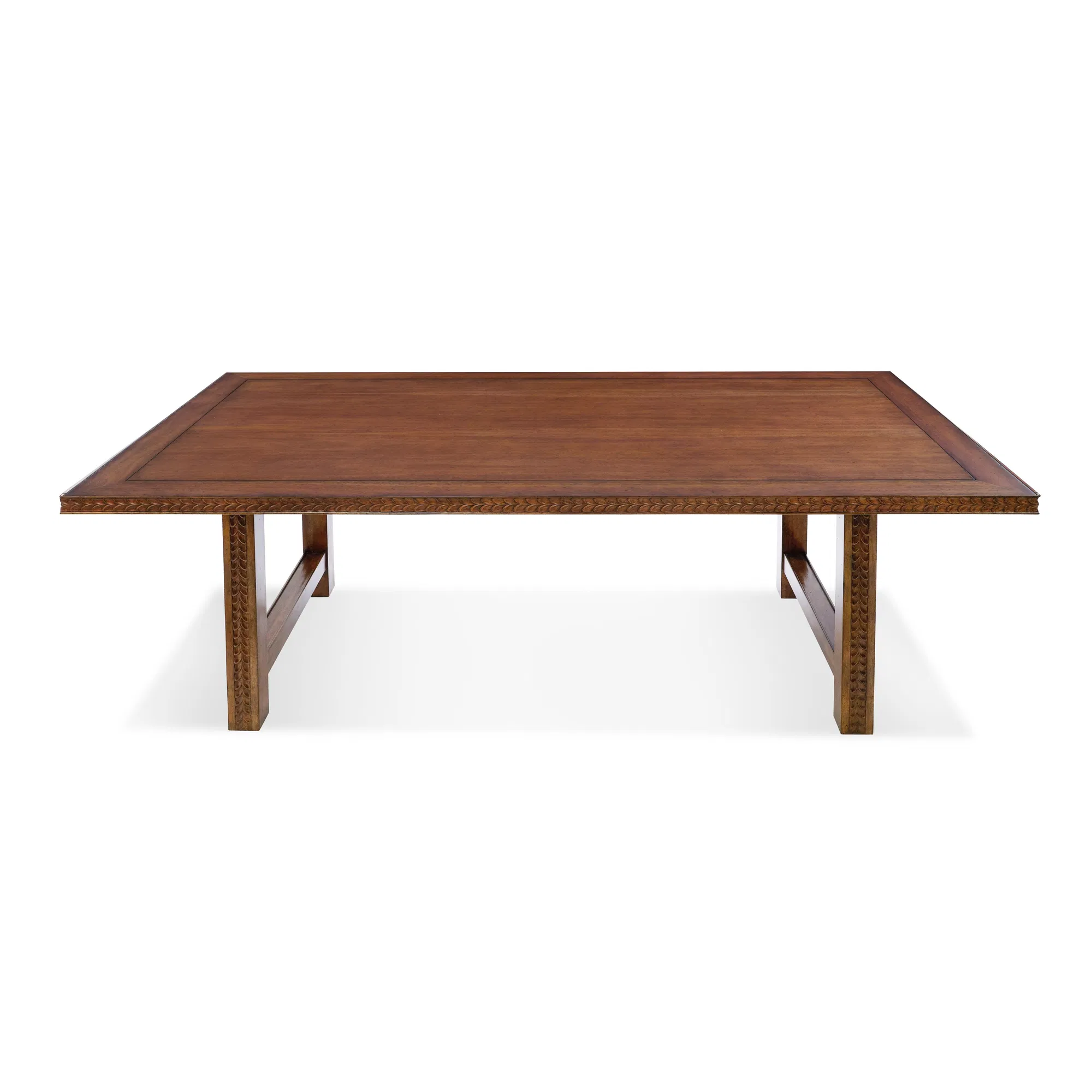Holland Hand-Carved Mahogany Dining Table