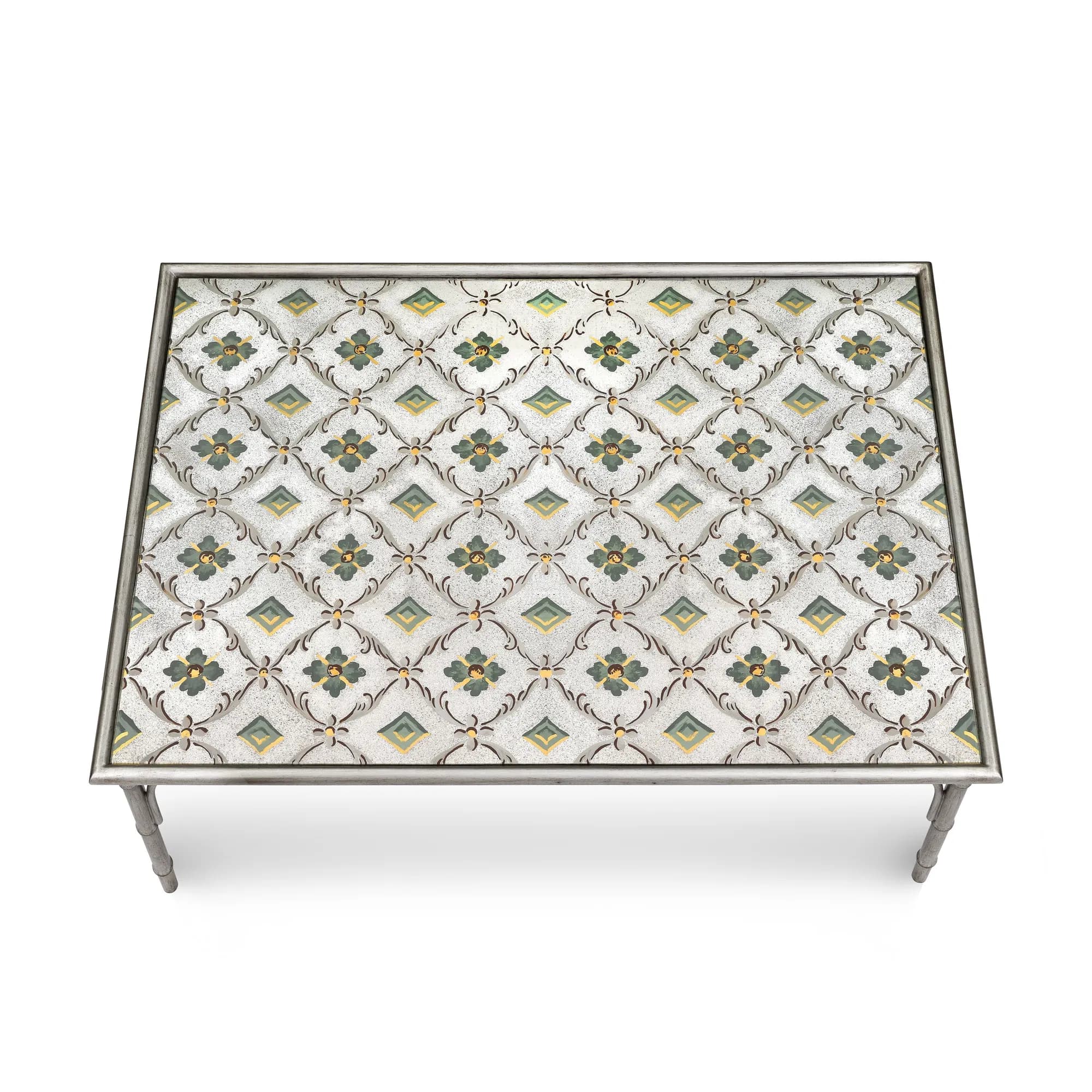 Celine Hand-Painted Eglomise Coffee Table