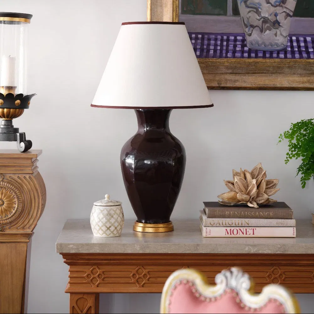 Howard Hand-Carved Teak Console with Marble Top