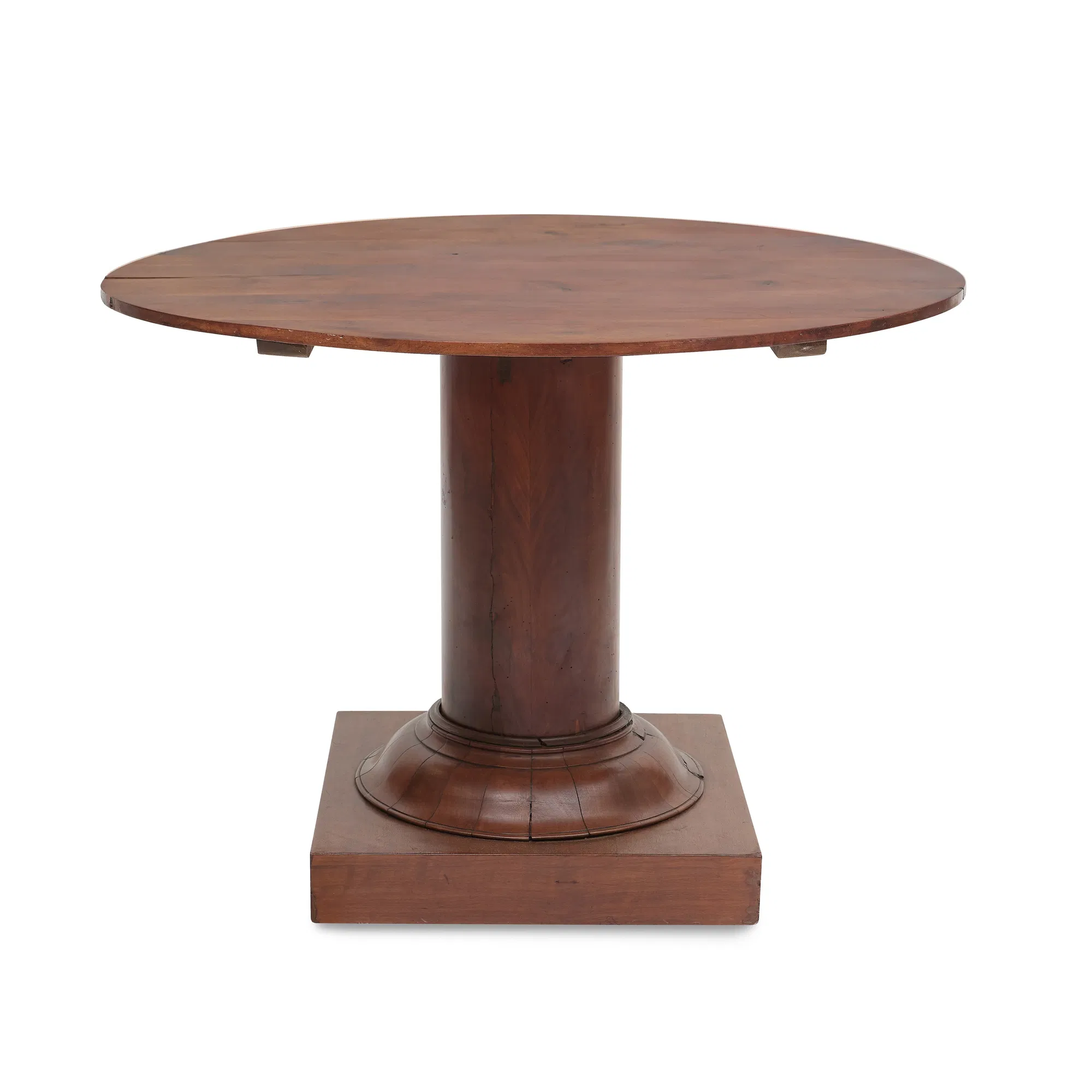 19th Century French Empire Walnut Center Table
