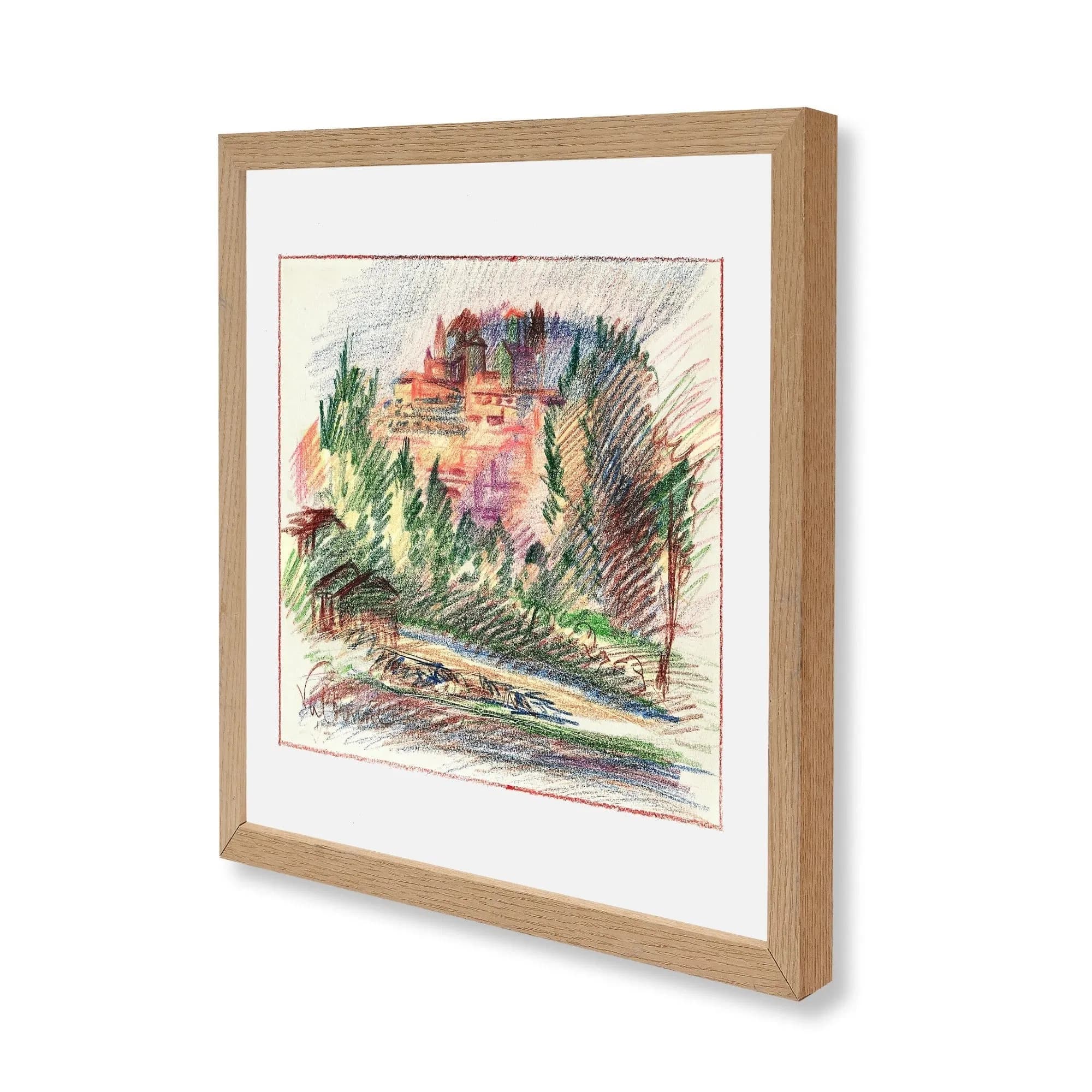 Touraine French Landscape Pastels Set of Ten