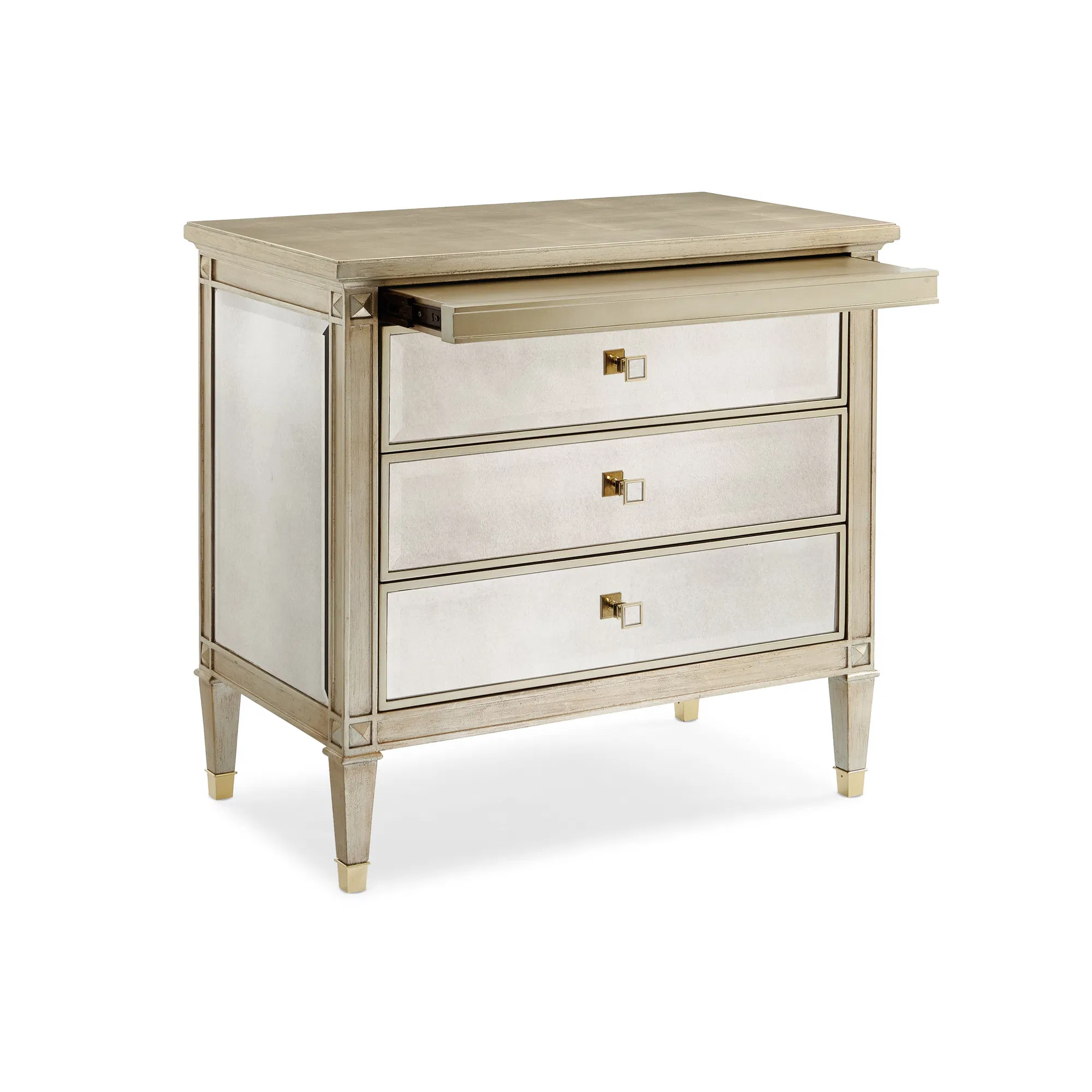 A Classic Beauty Antique Mirror Nightstand