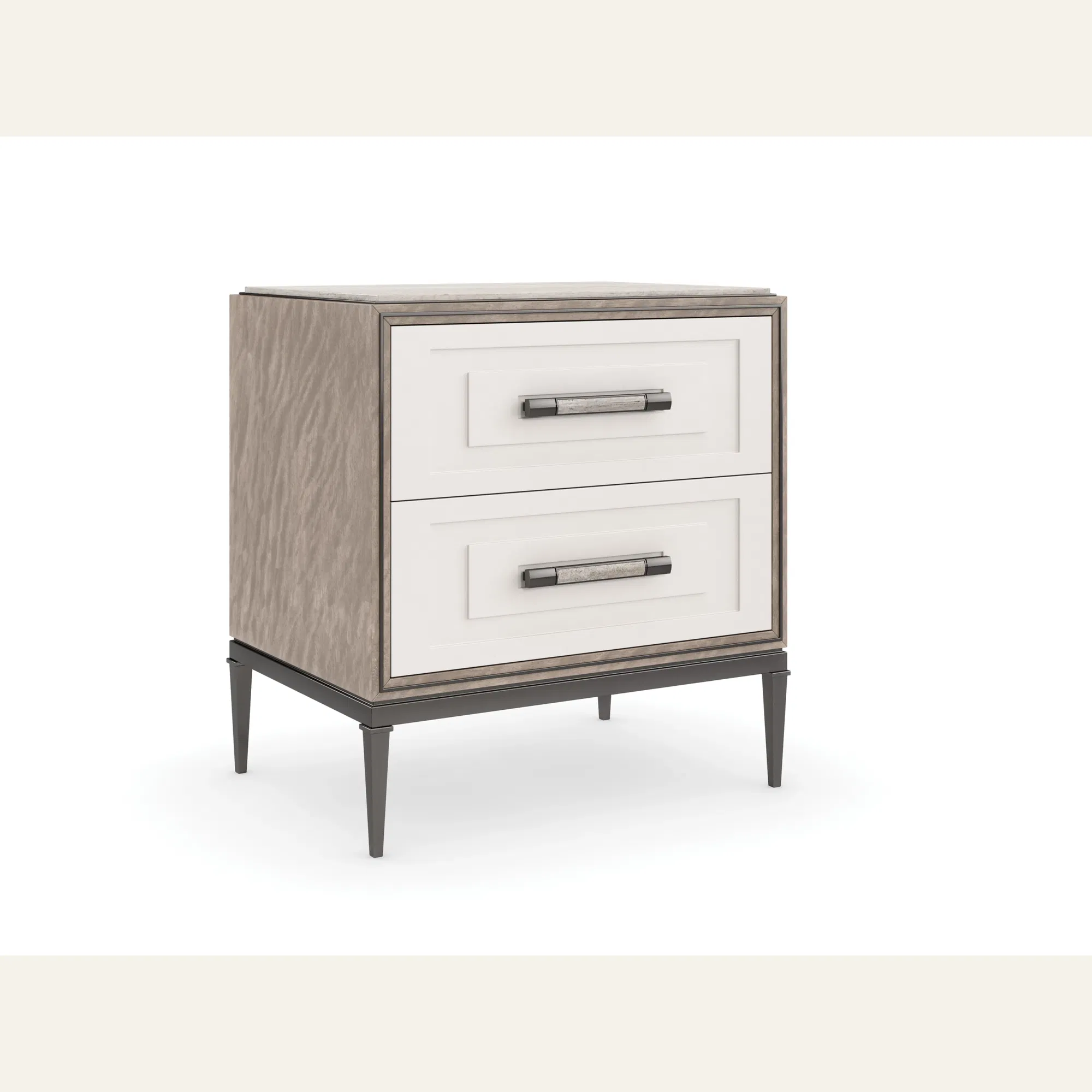 I'm Impressed Travertine Stone Nightstand